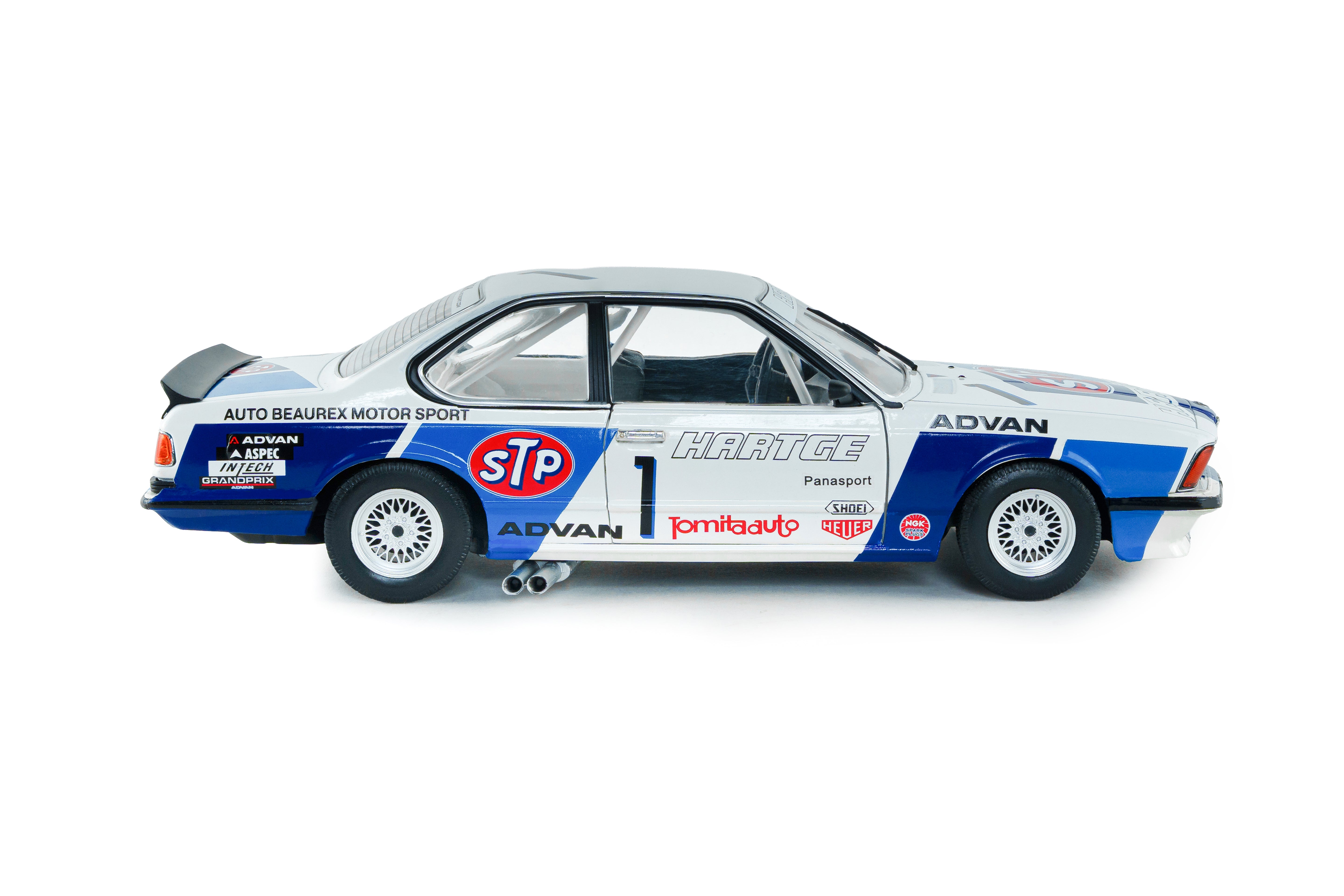 Solido S1810307 miniature collection 1/18 BMW 635 CSI blanc 1 F.Moller 24h spa 1984