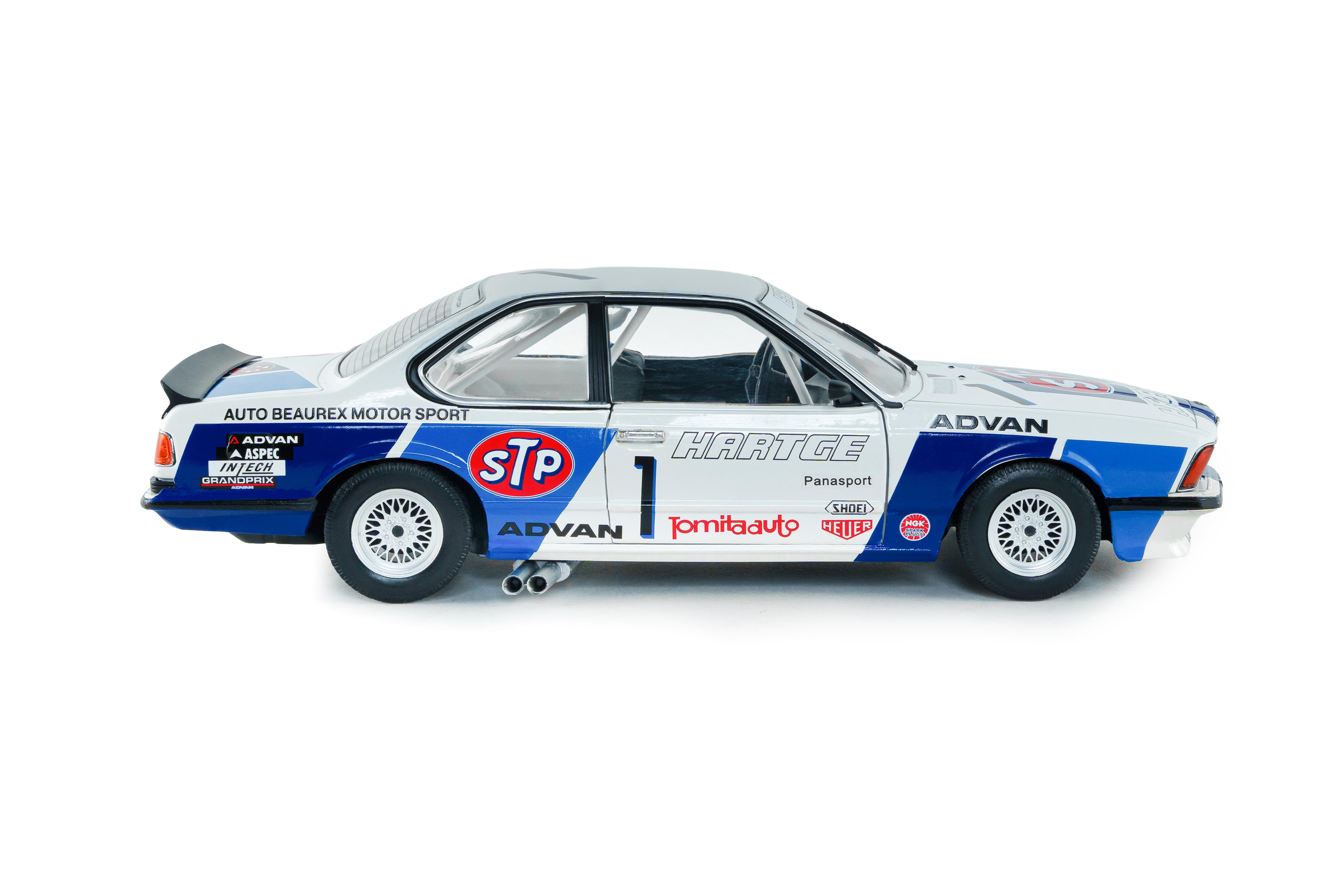 Solido S1810307 miniature collection 1/18 BMW 635 CSI blanc 1 F.Moller 24h spa 1984