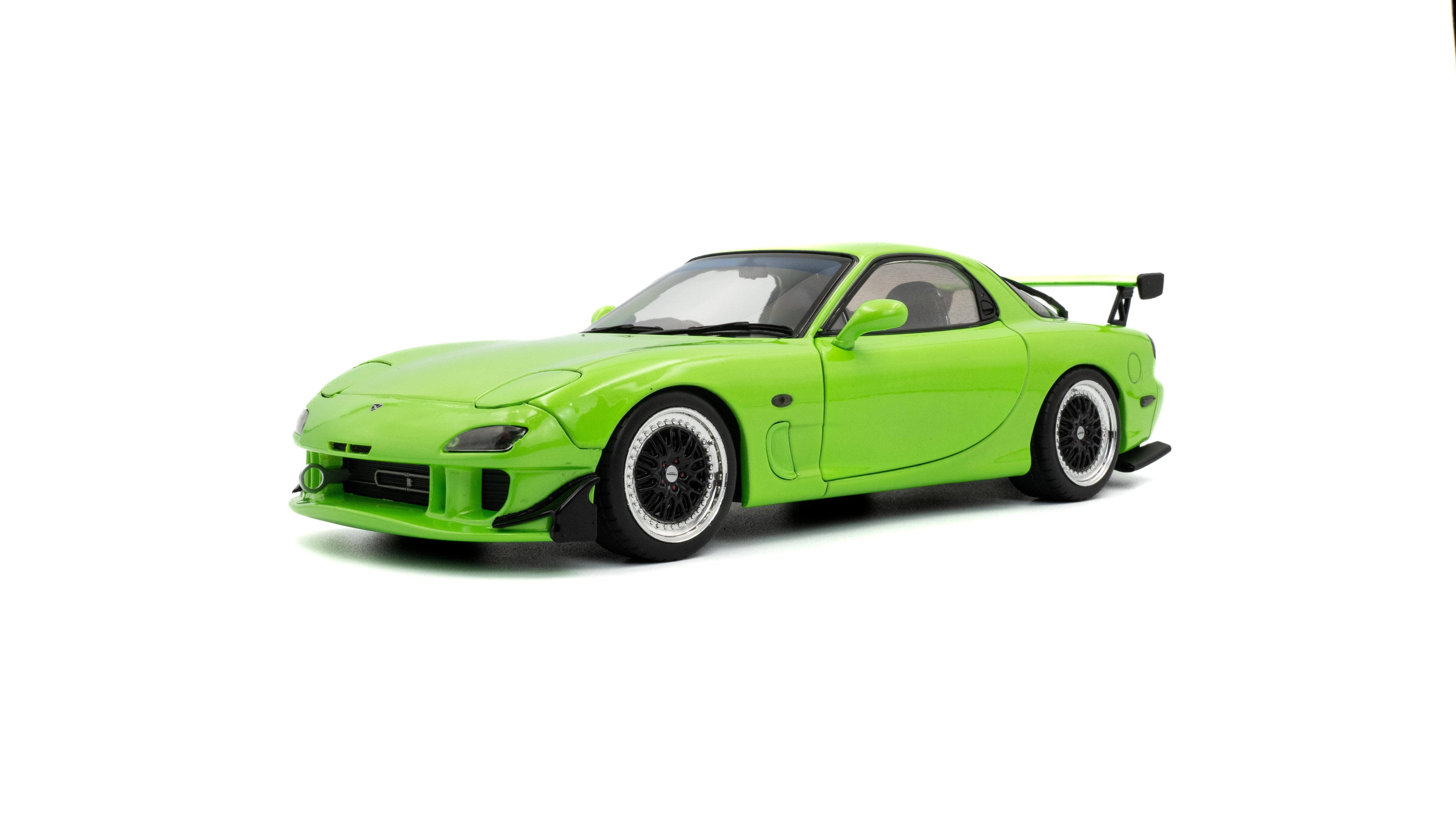 Solido S1810606 Voiture miniature collection 1/18 Mazda RX7 FD3RS – Neon vert – 1999