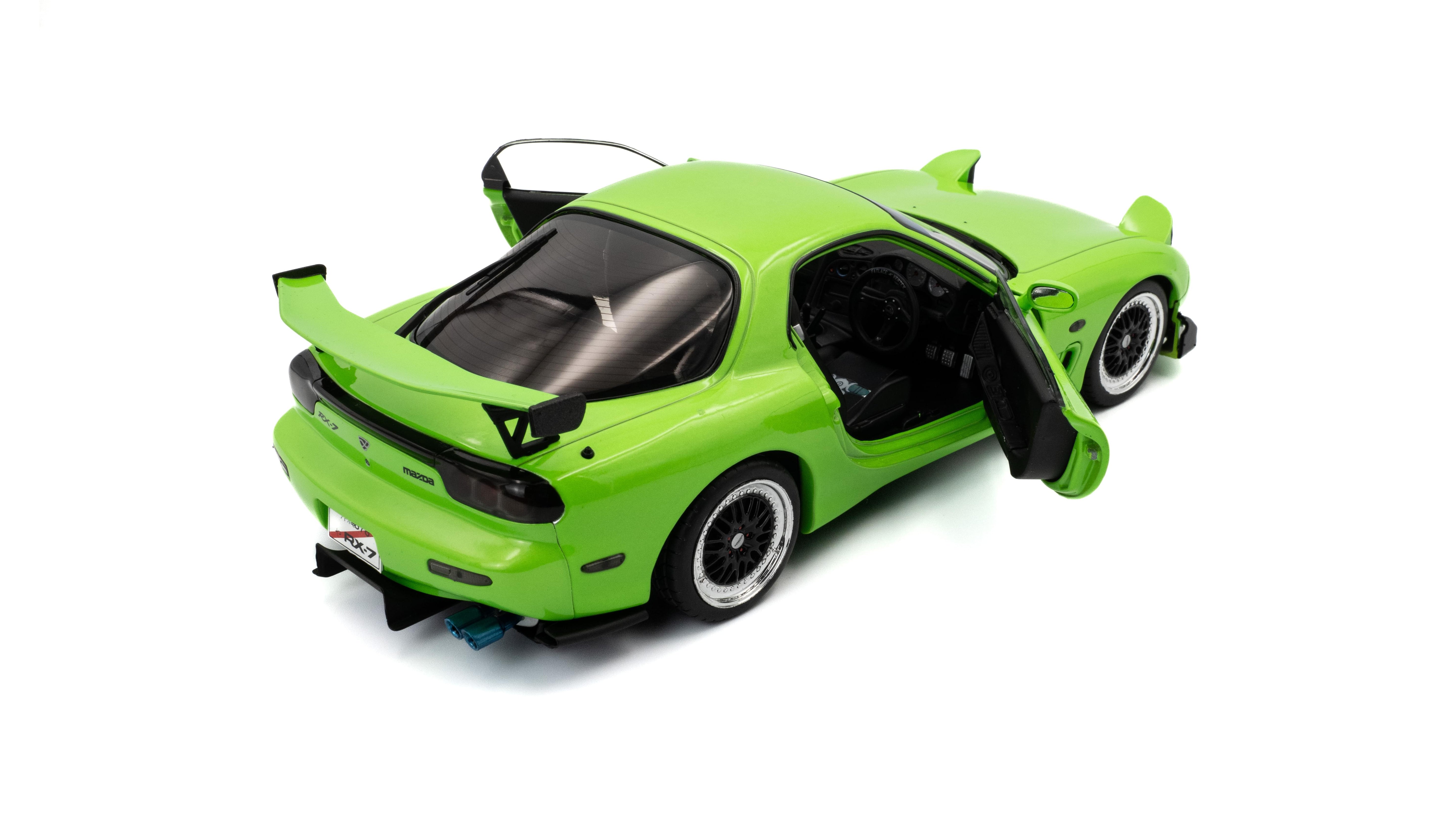 Solido S1810606 Voiture miniature collection 1/18 Mazda RX7 FD3RS – Neon vert – 1999