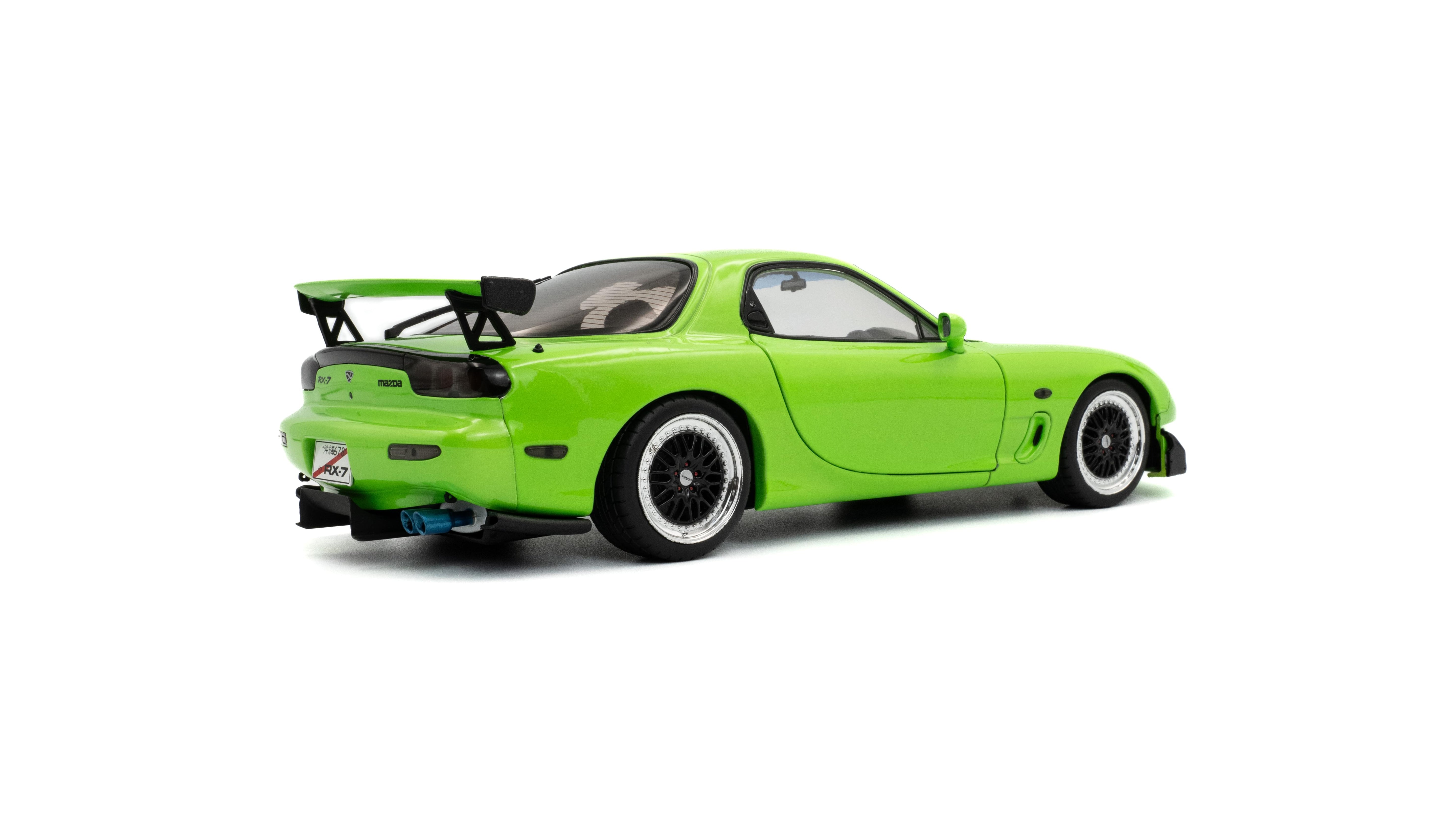 Solido S1810606 Voiture miniature collection 1/18 Mazda RX7 FD3RS – Neon vert – 1999