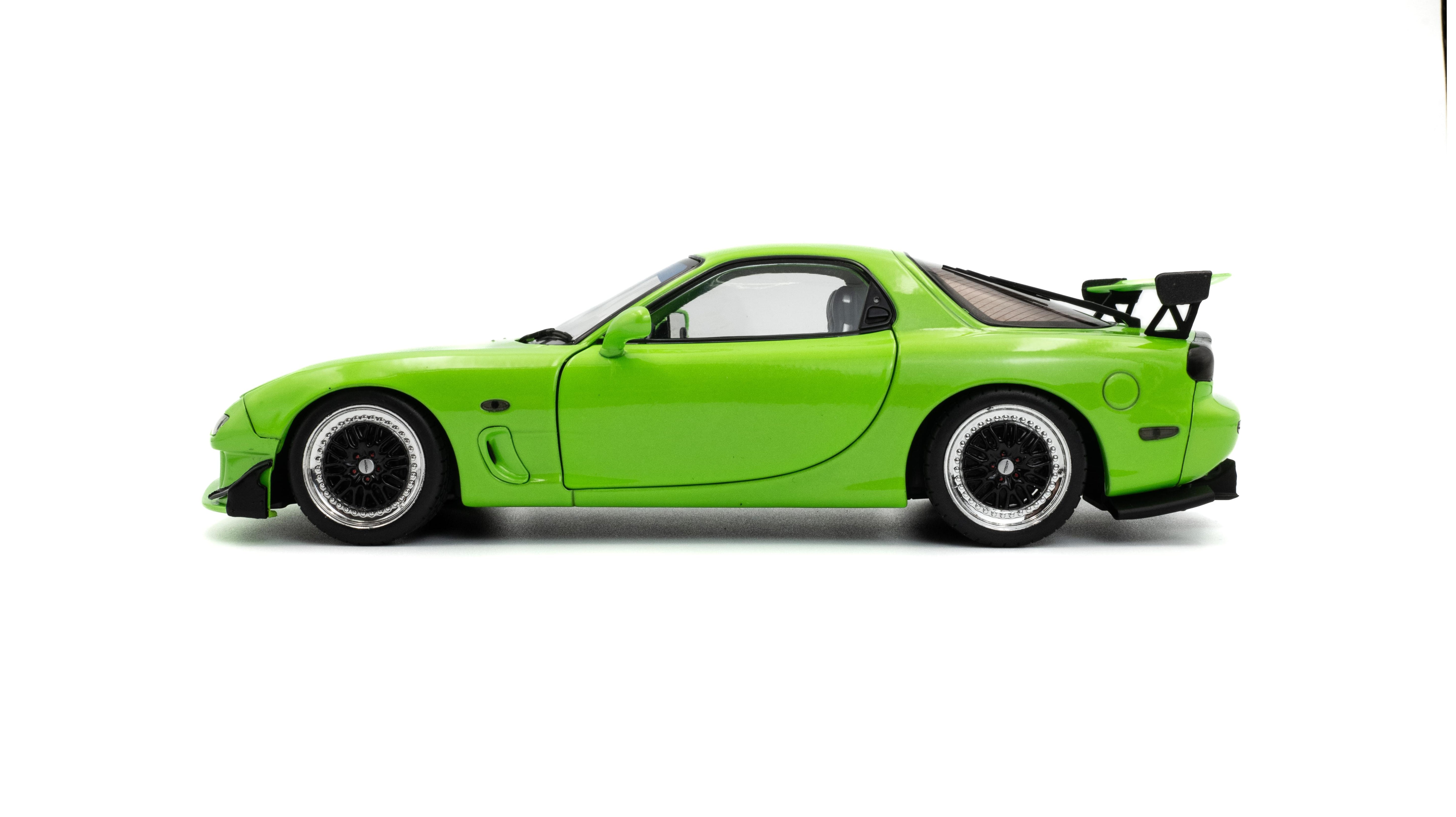 Solido S1810606 Voiture miniature collection 1/18 Mazda RX7 FD3RS – Neon vert – 1999