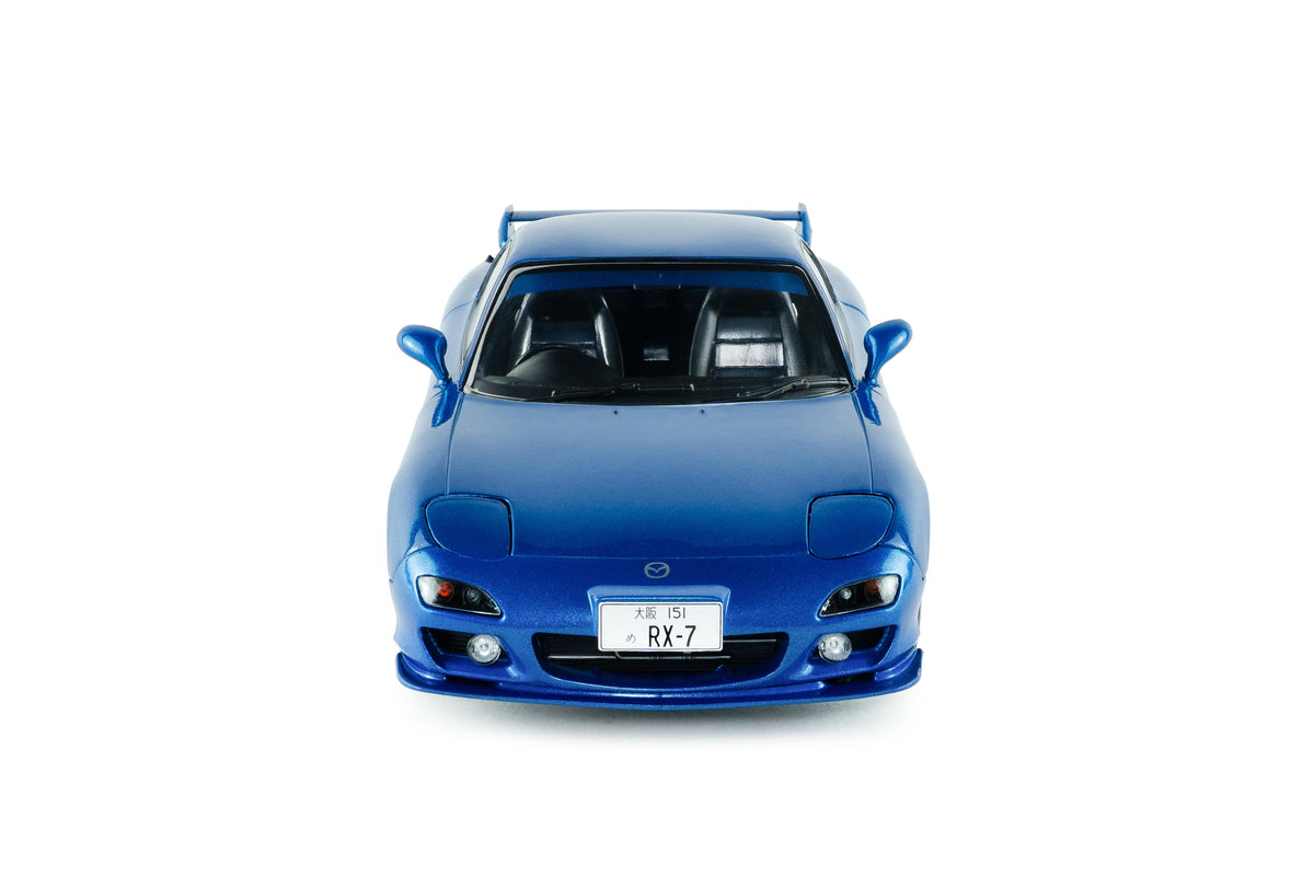 Solido S1810611 Voiture miniature collection 1/18 Mazda RX7 FD3S Innocent bleu MICA 1999 - Breizh Modélisme.