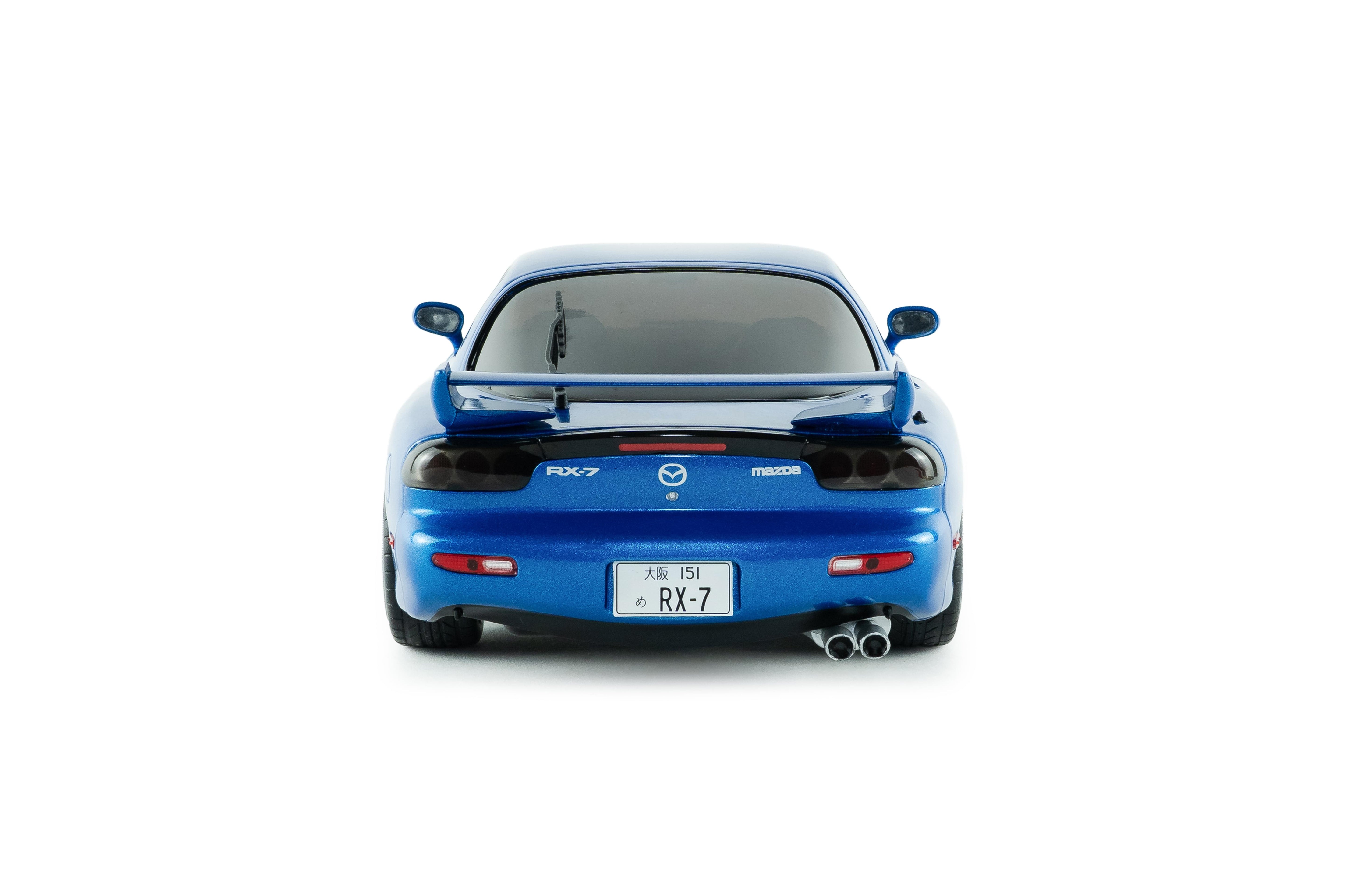 Solido S1810611 Voiture miniature collection 1/18 Mazda RX7 FD3S Innocent bleu MICA 1999 - Breizh Modélisme.
