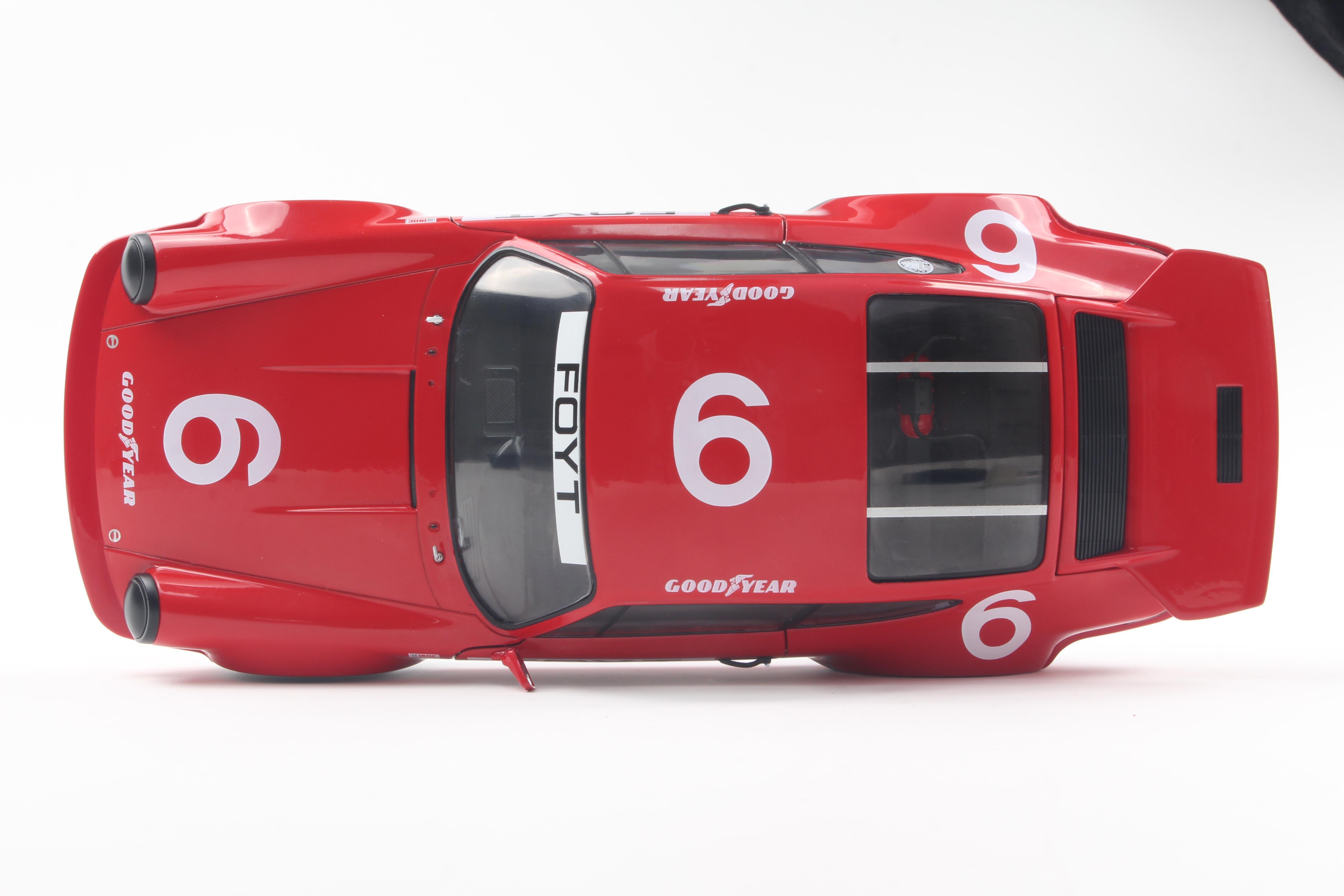 Solido S1810704 Voiture miniature collection 1/18 Porsche 911 IROC – IROC Daytona – 1974 – 6 Foyt