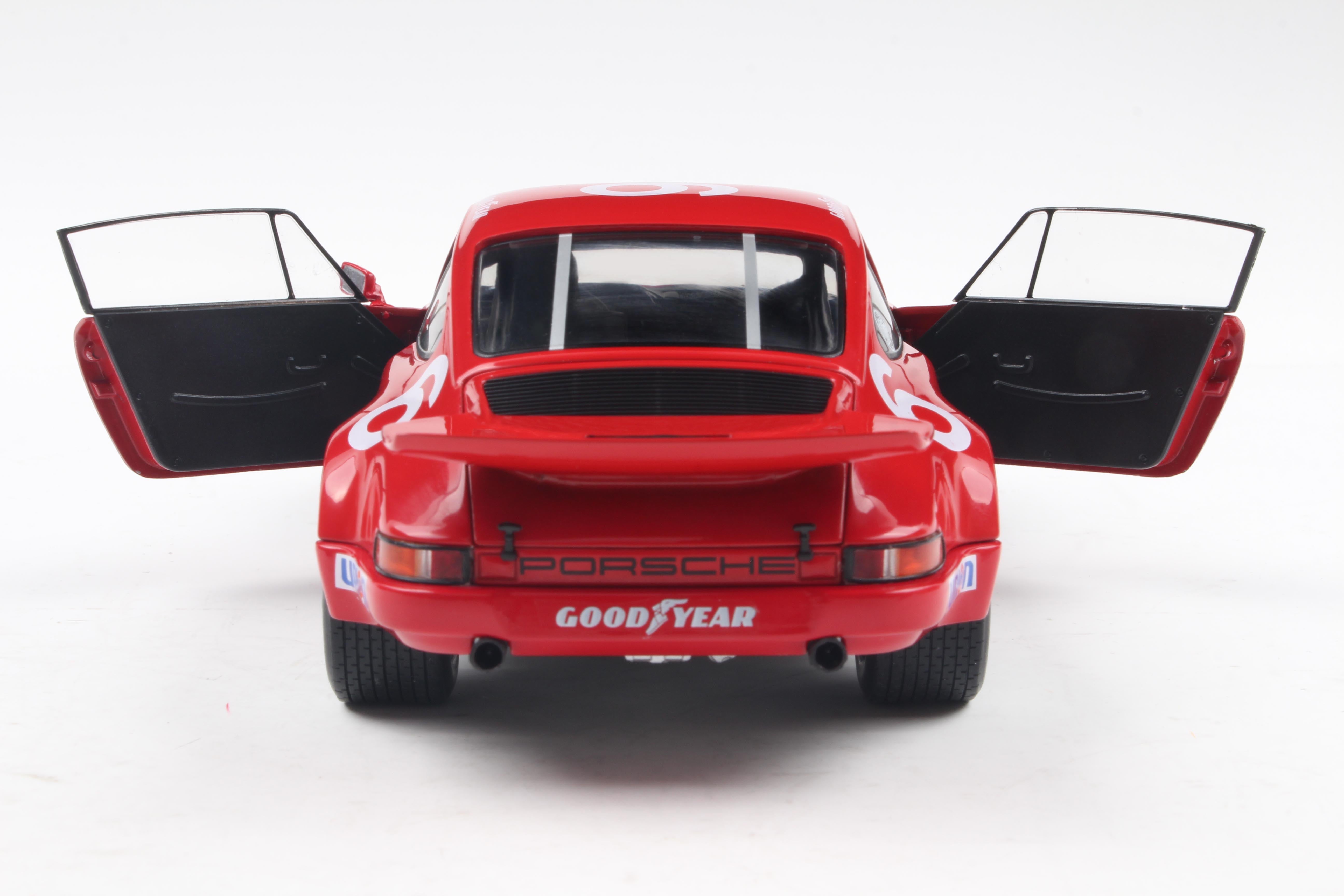 Solido S1810704 Voiture miniature collection 1/18 Porsche 911 IROC – IROC Daytona – 1974 – 6 Foyt