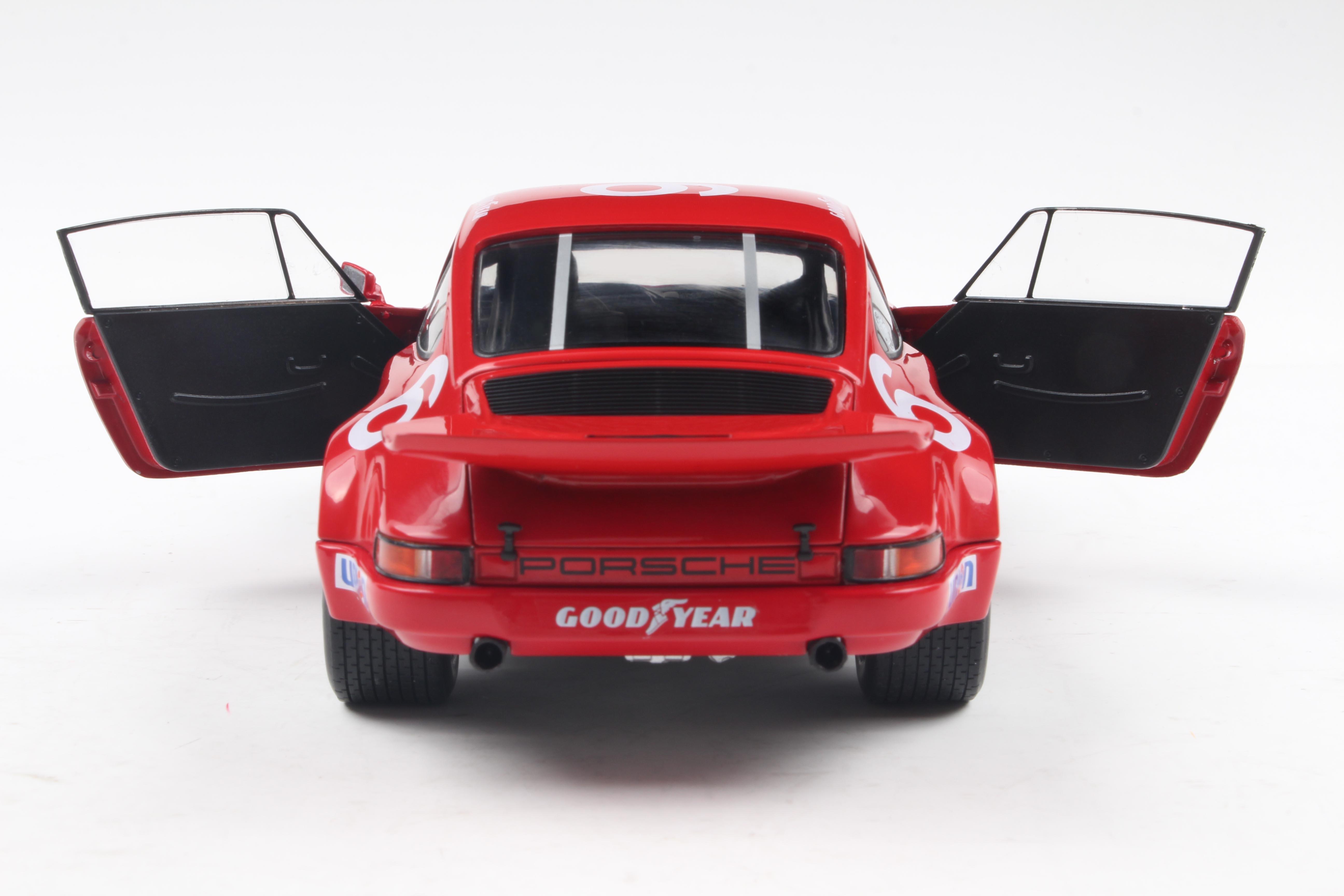 Solido S1810704 Voiture miniature collection 1/18 Porsche 911 IROC – IROC Daytona – 1974 – 6 Foyt