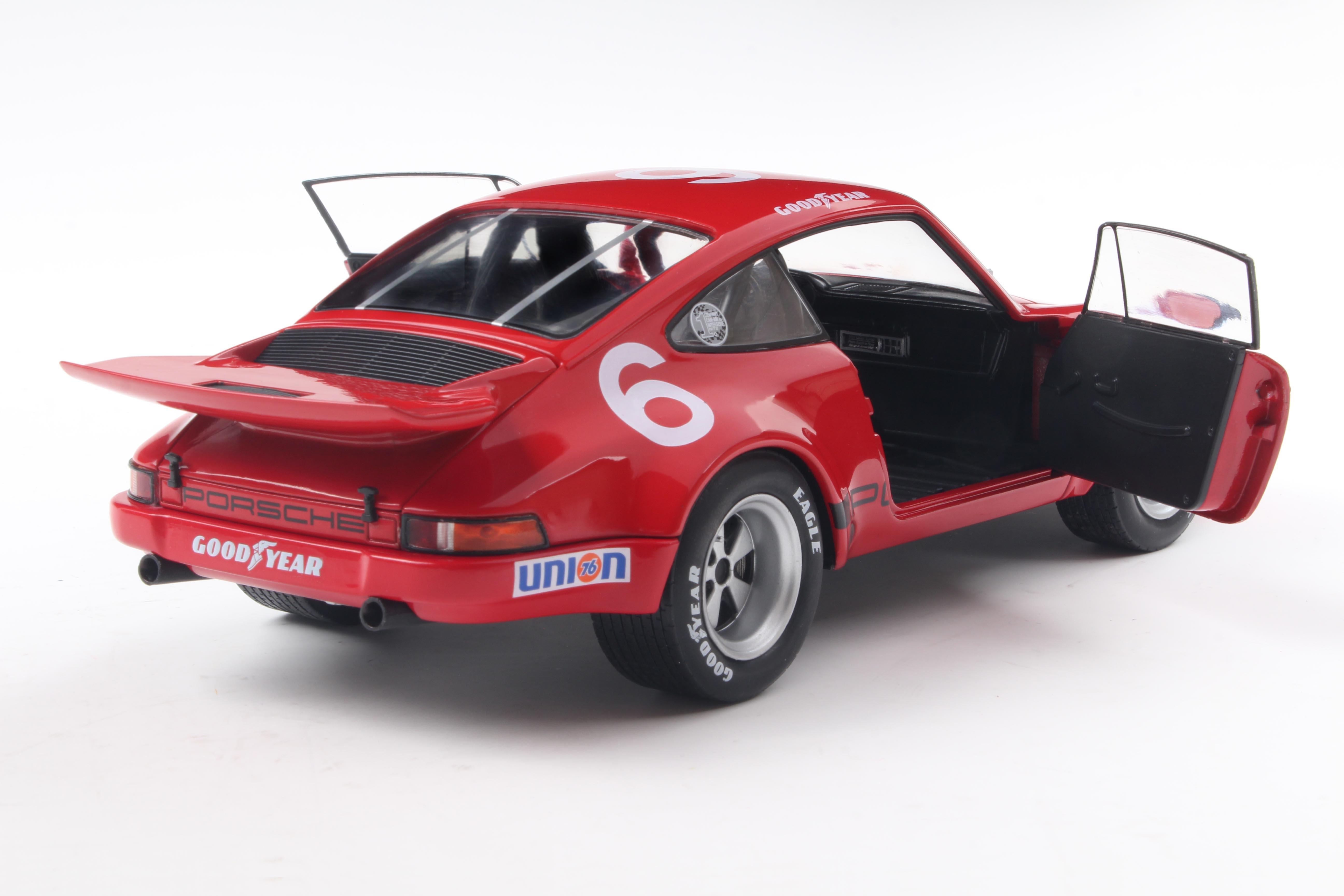 Solido S1810704 Voiture miniature collection 1/18 Porsche 911 IROC – IROC Daytona – 1974 – 6 Foyt