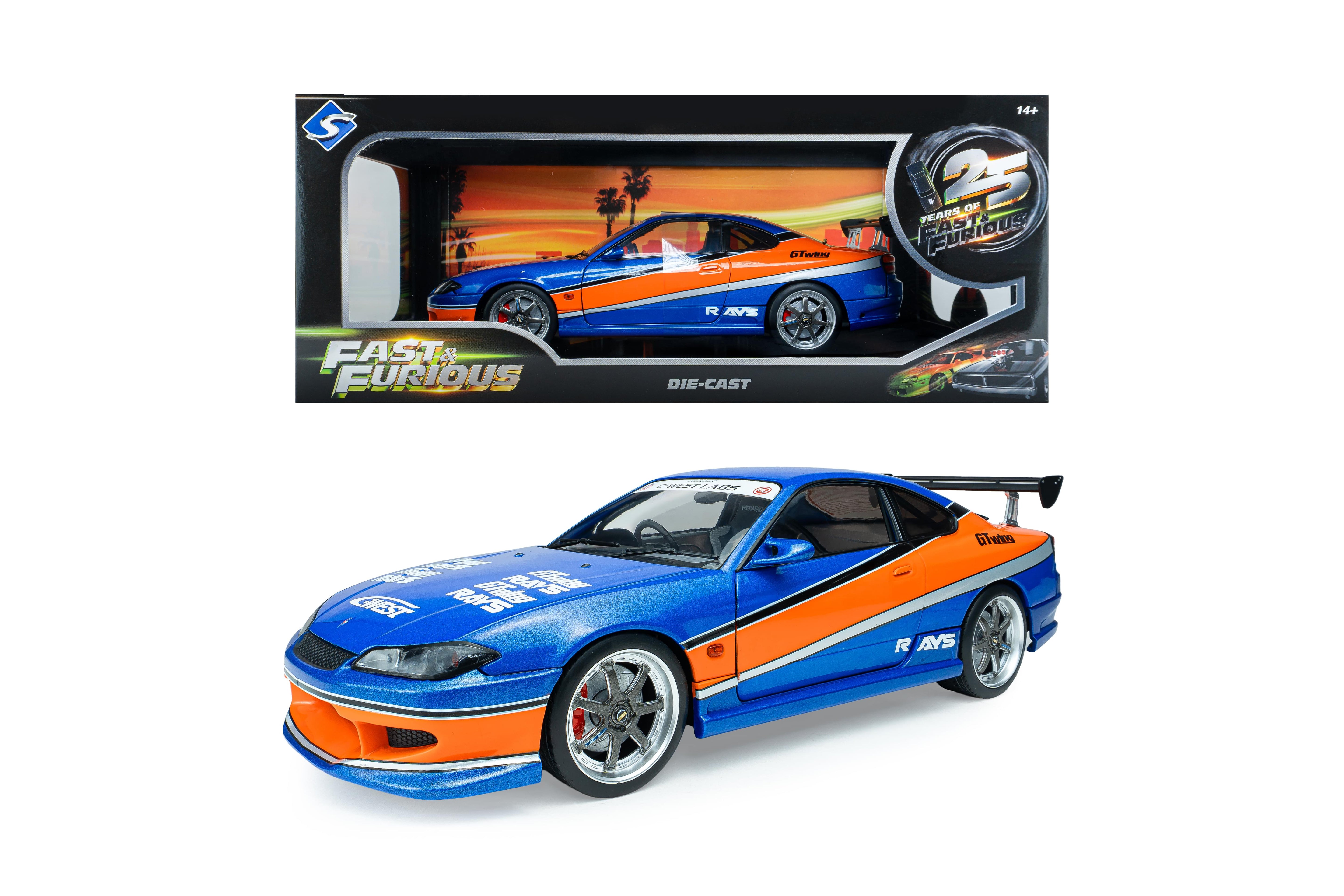 Solido S1812205A Voiture miniature collection 1/18 Nissan Silvia (S15) Spec-S Tokyo Drift - Breizh Modélisme.