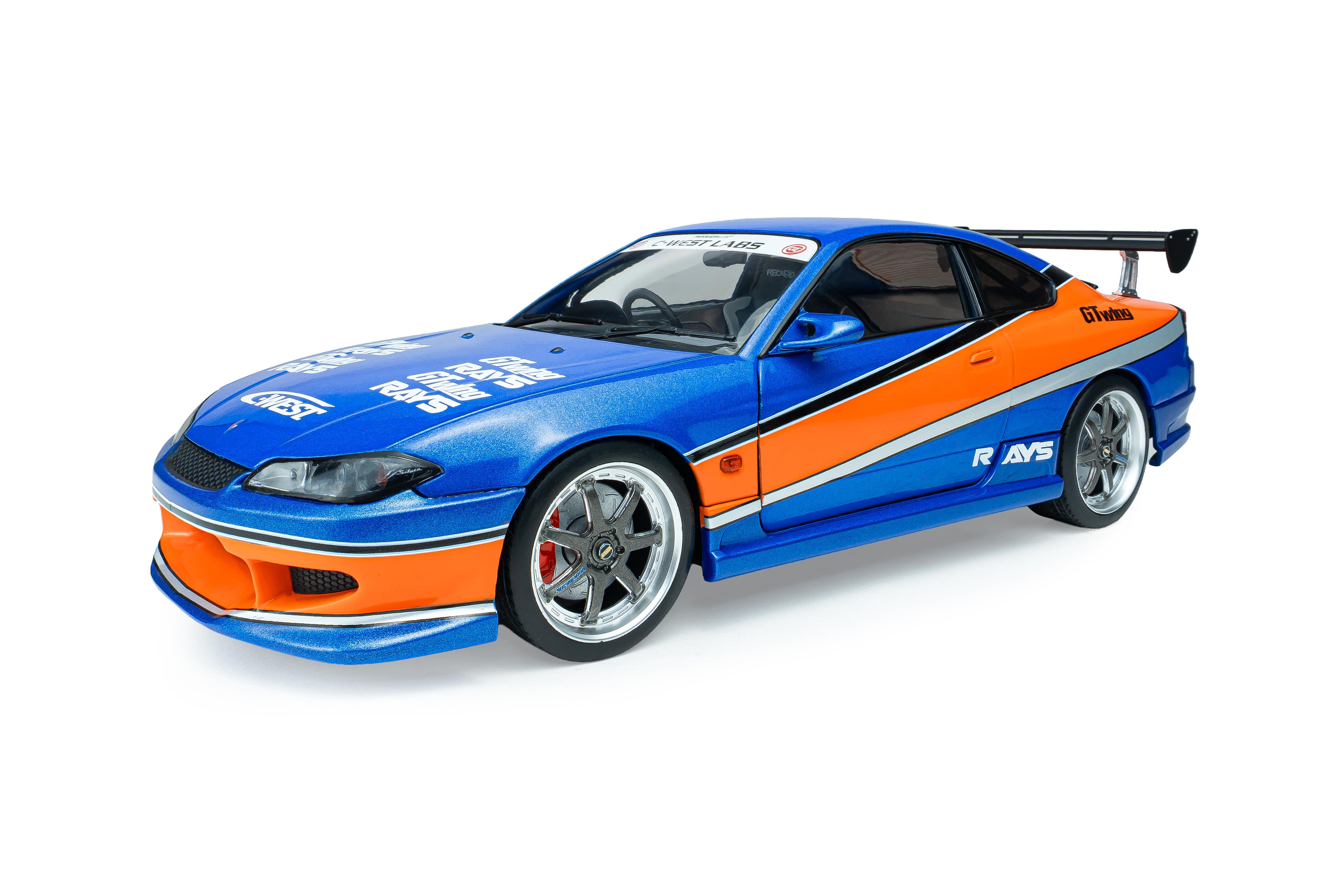 Solido S1812205A Voiture miniature collection 1/18 Nissan Silvia (S15) Spec-S Tokyo Drift - Breizh Modélisme.