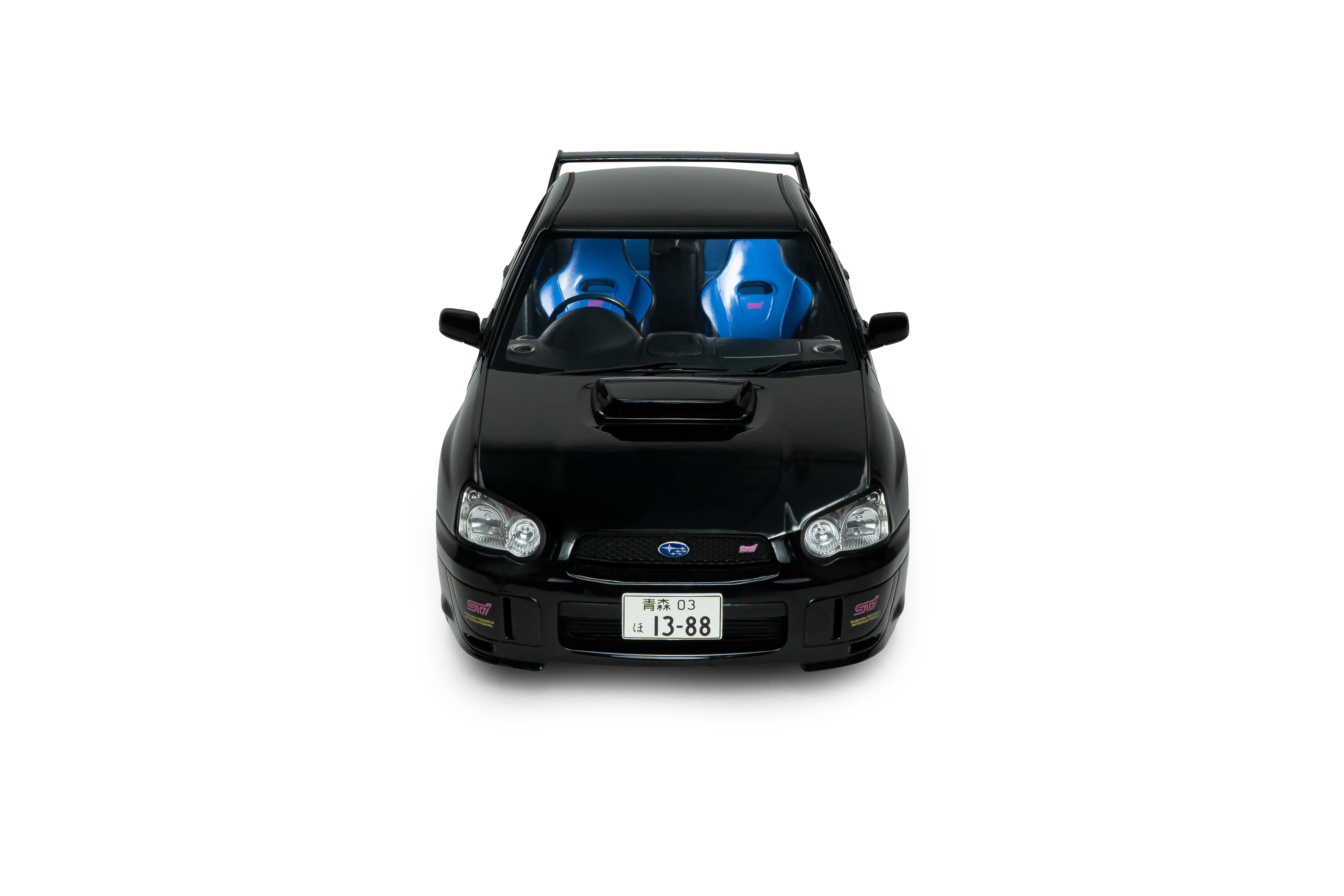 Solido S1812305 miniature collection 1/18 Subaru Impreza WRX STI Java Black Pearl