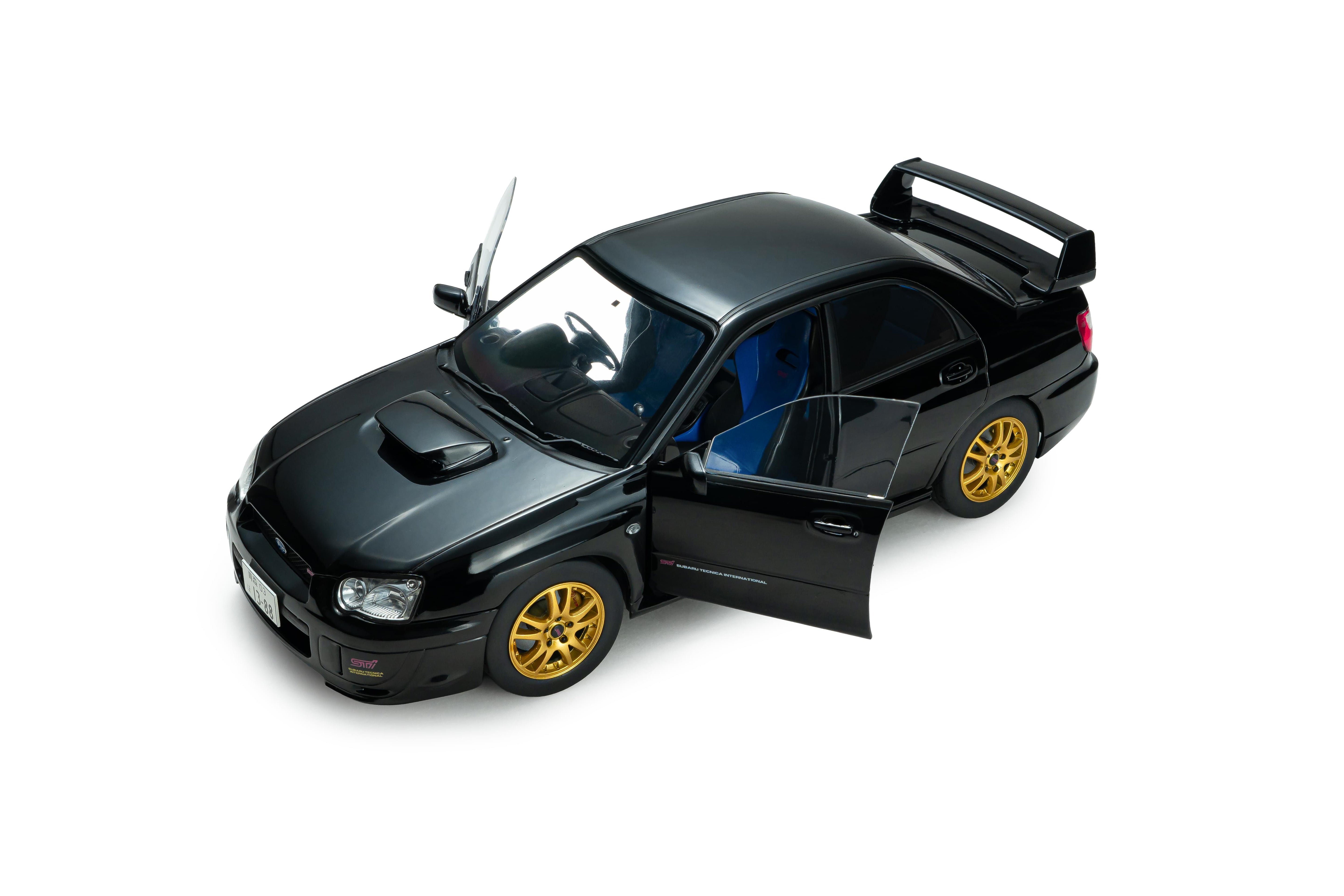Solido S1812305 miniature collection 1/18 Subaru Impreza WRX STI Java Black Pearl