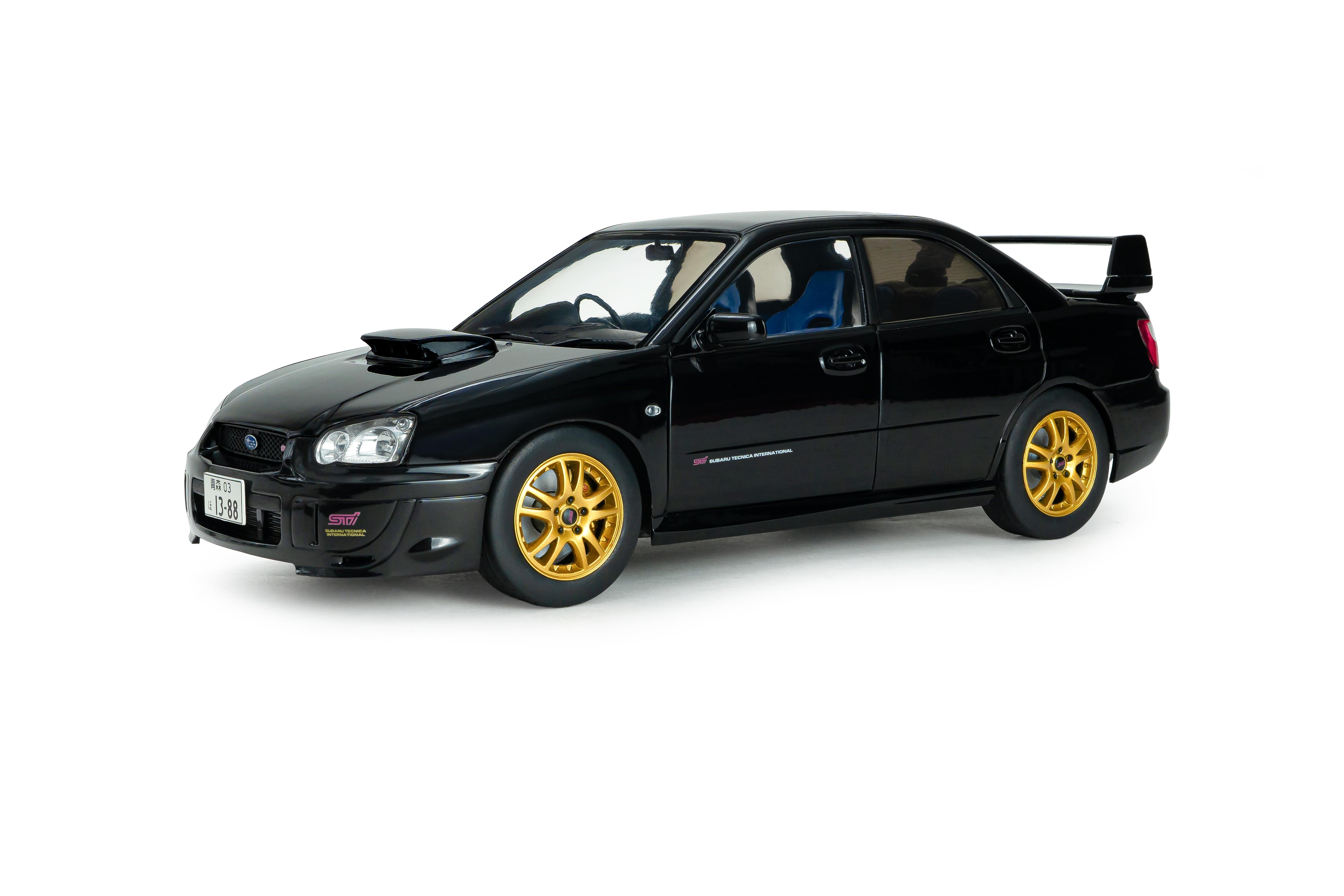 Solido S1812305 miniature collection 1/18 Subaru Impreza WRX STI Java Black Pearl