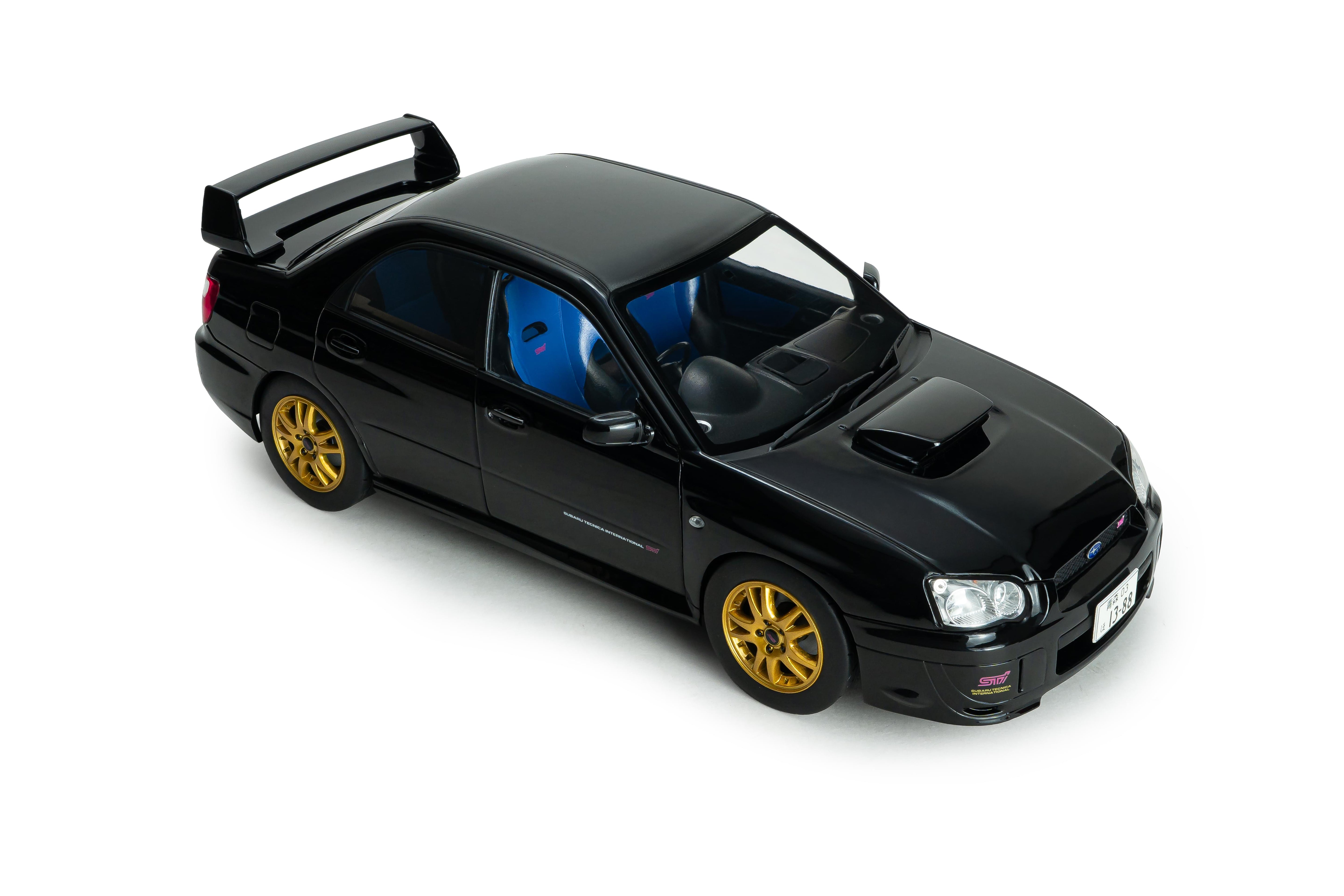 Solido S1812305 miniature collection 1/18 Subaru Impreza WRX STI Java Black Pearl