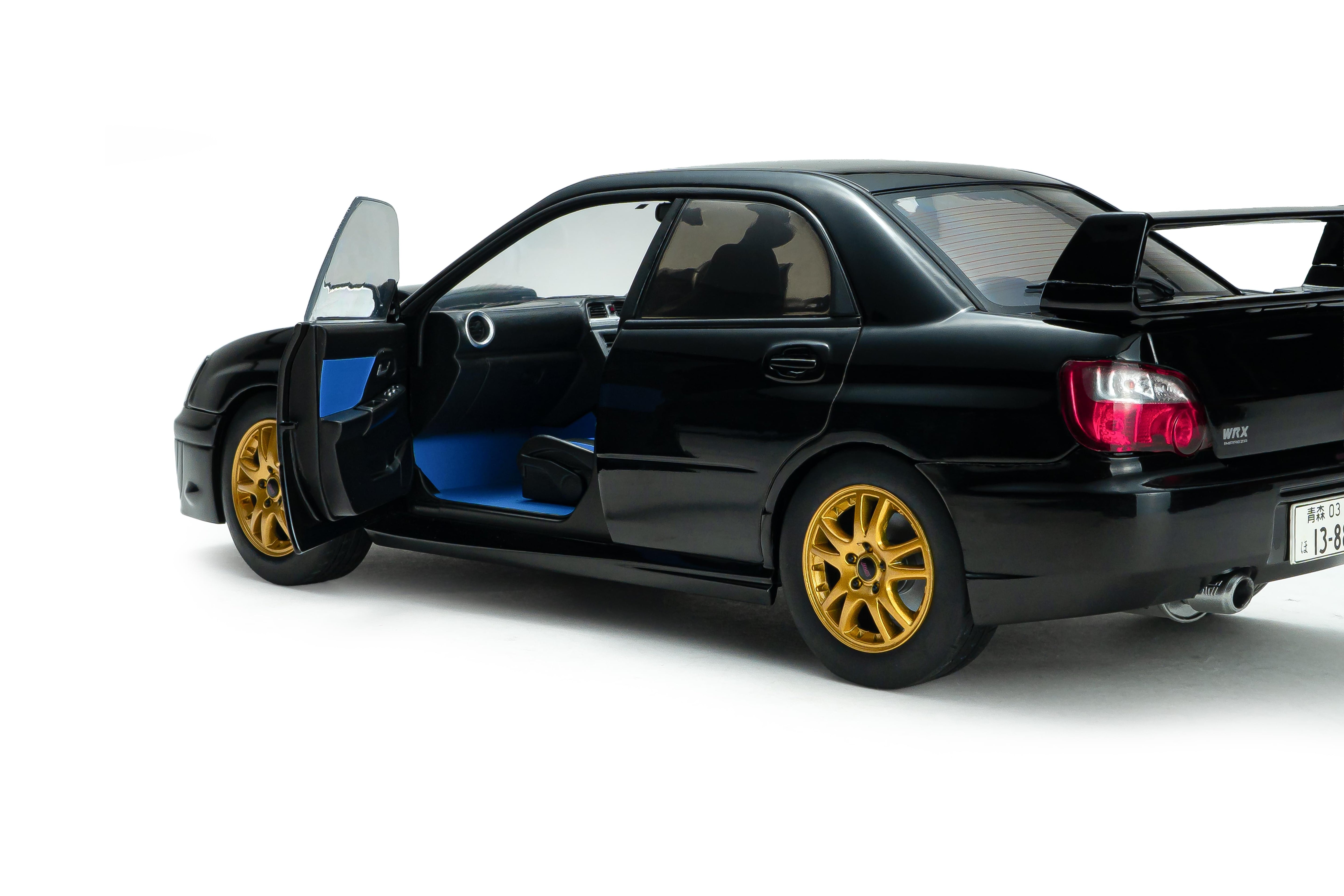 Solido S1812305 miniature collection 1/18 Subaru Impreza WRX STI Java Black Pearl