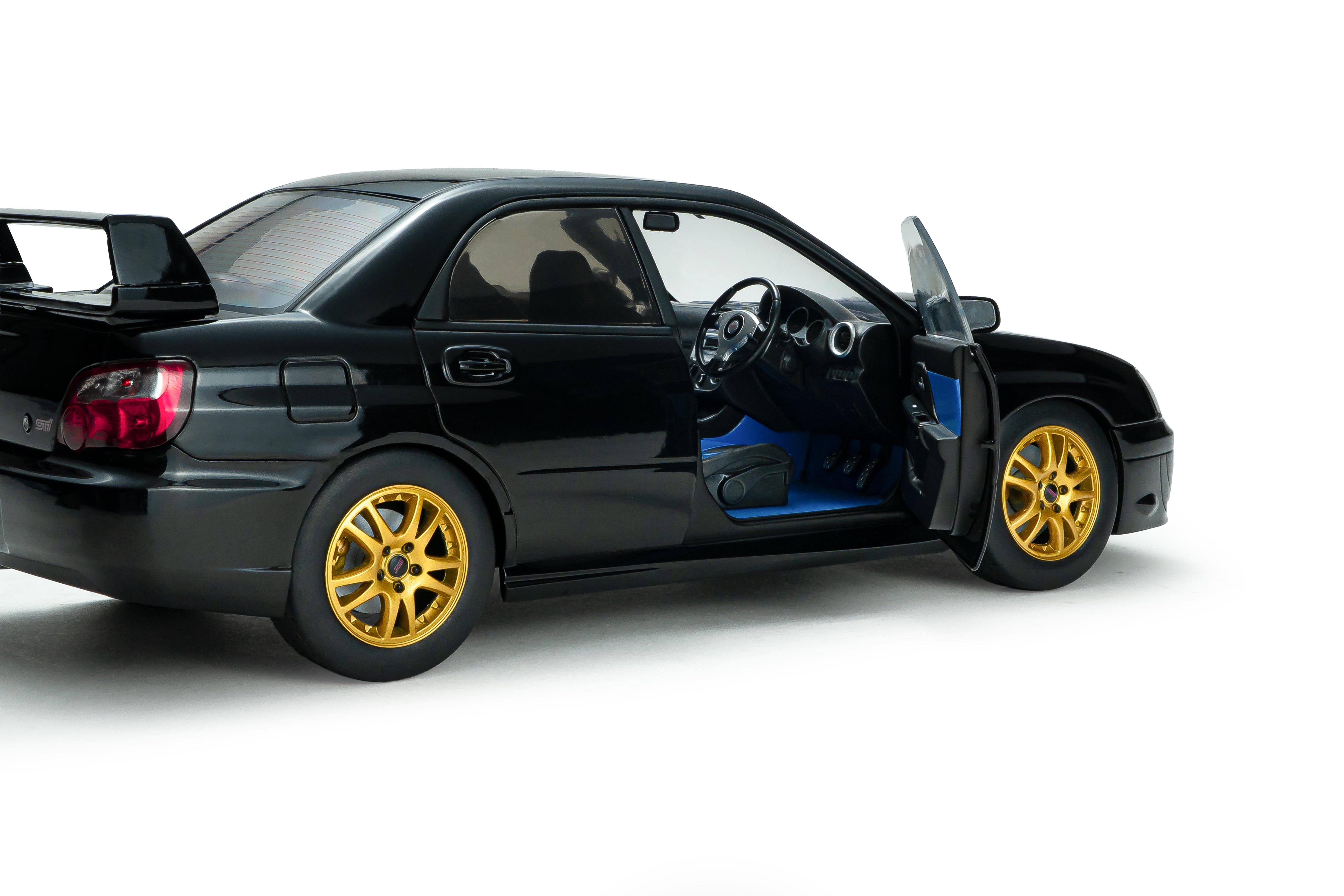 Solido S1812305 miniature collection 1/18 Subaru Impreza WRX STI Java Black Pearl