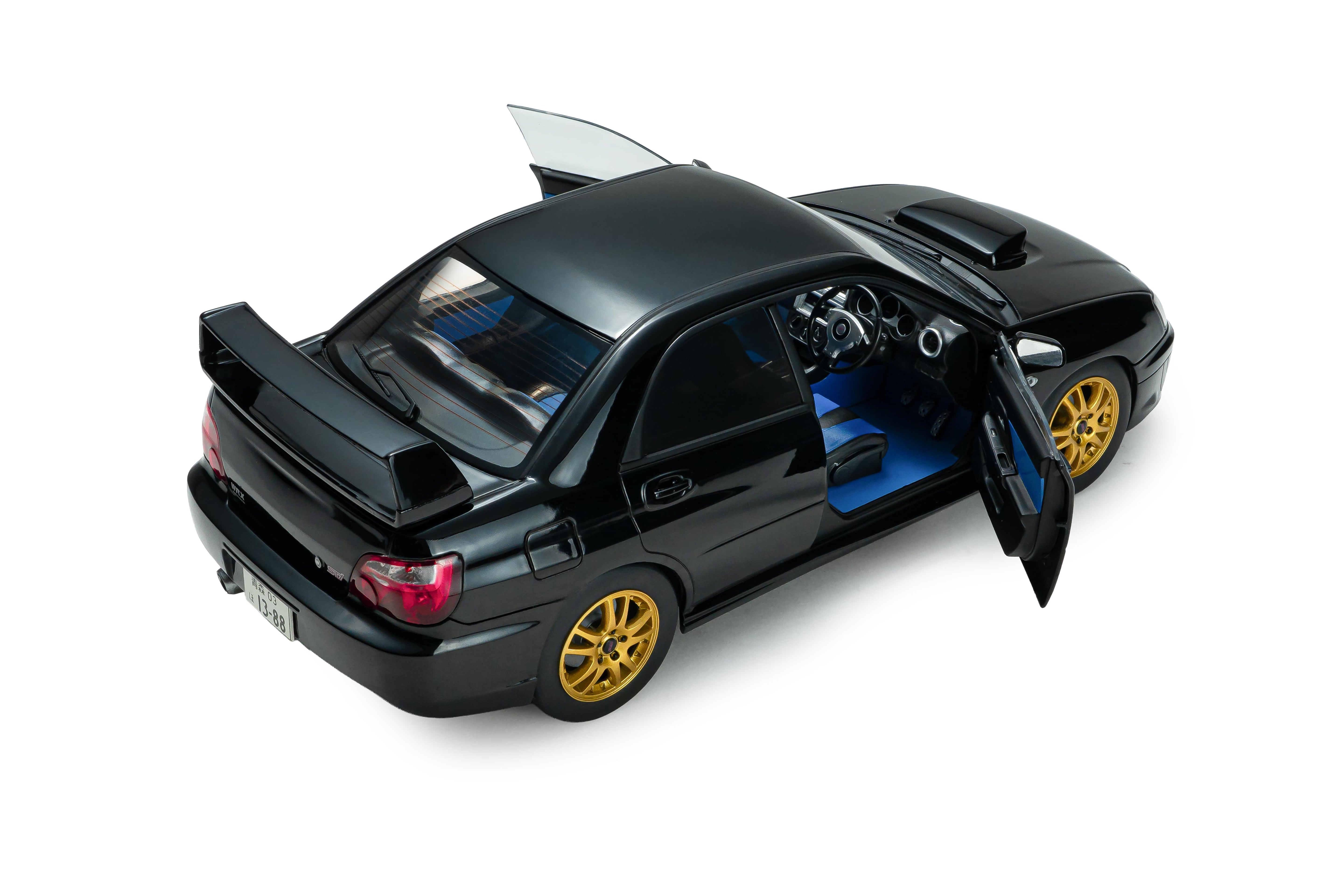 Solido S1812305 miniature collection 1/18 Subaru Impreza WRX STI Java Black Pearl