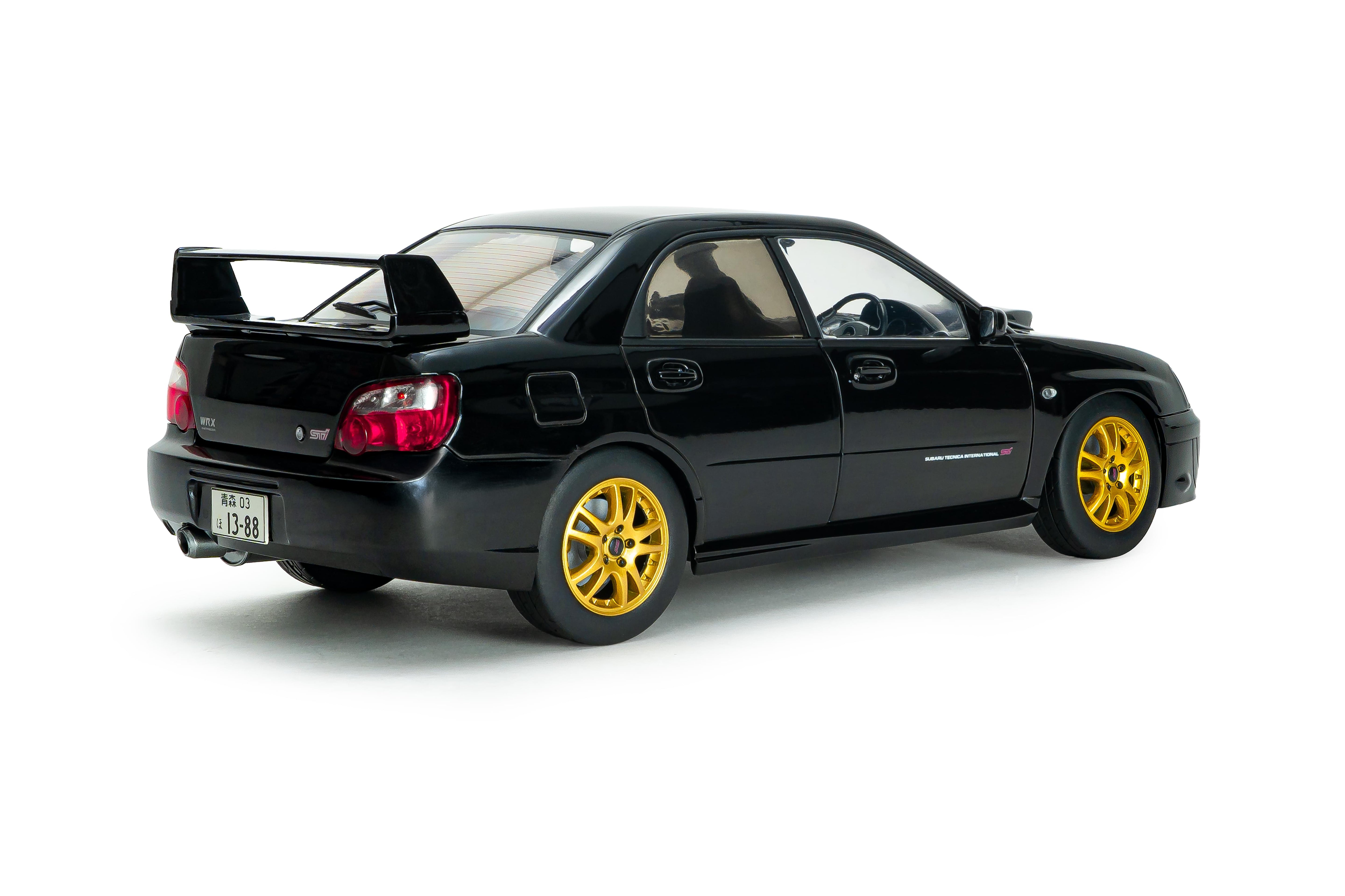 Solido S1812305 miniature collection 1/18 Subaru Impreza WRX STI Java Black Pearl