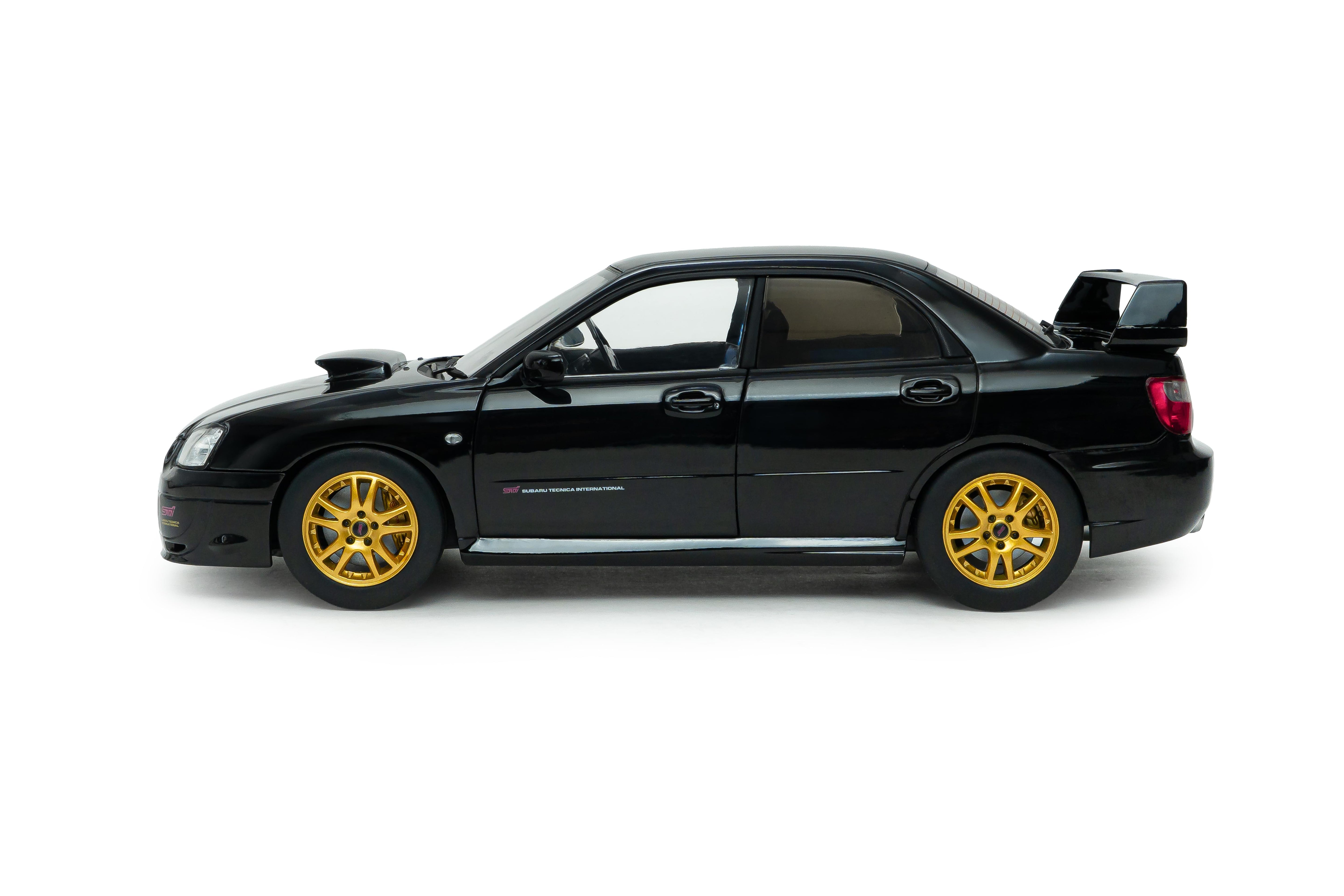 Solido S1812305 miniature collection 1/18 Subaru Impreza WRX STI Java Black Pearl