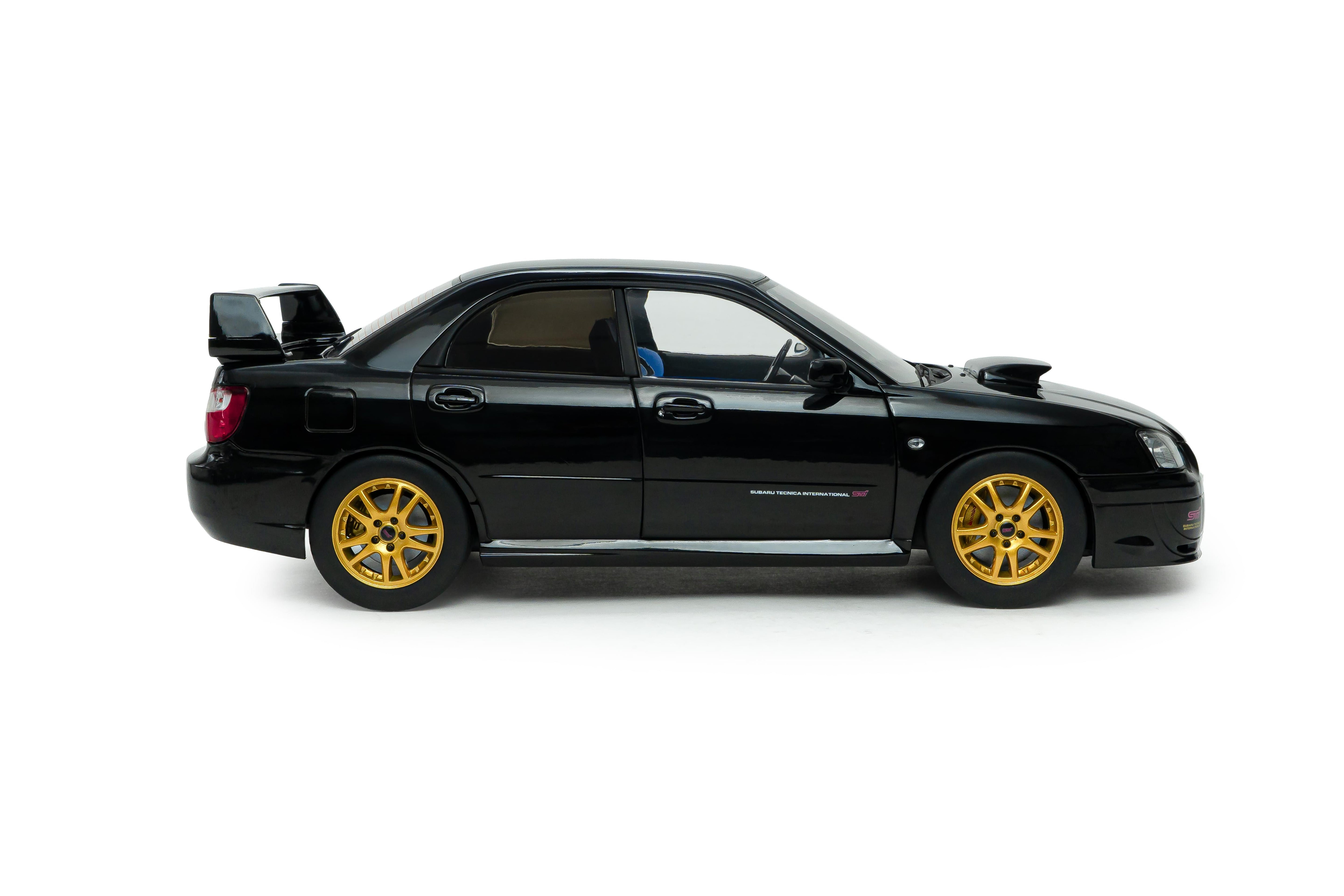 Solido S1812305 miniature collection 1/18 Subaru Impreza WRX STI Java Black Pearl