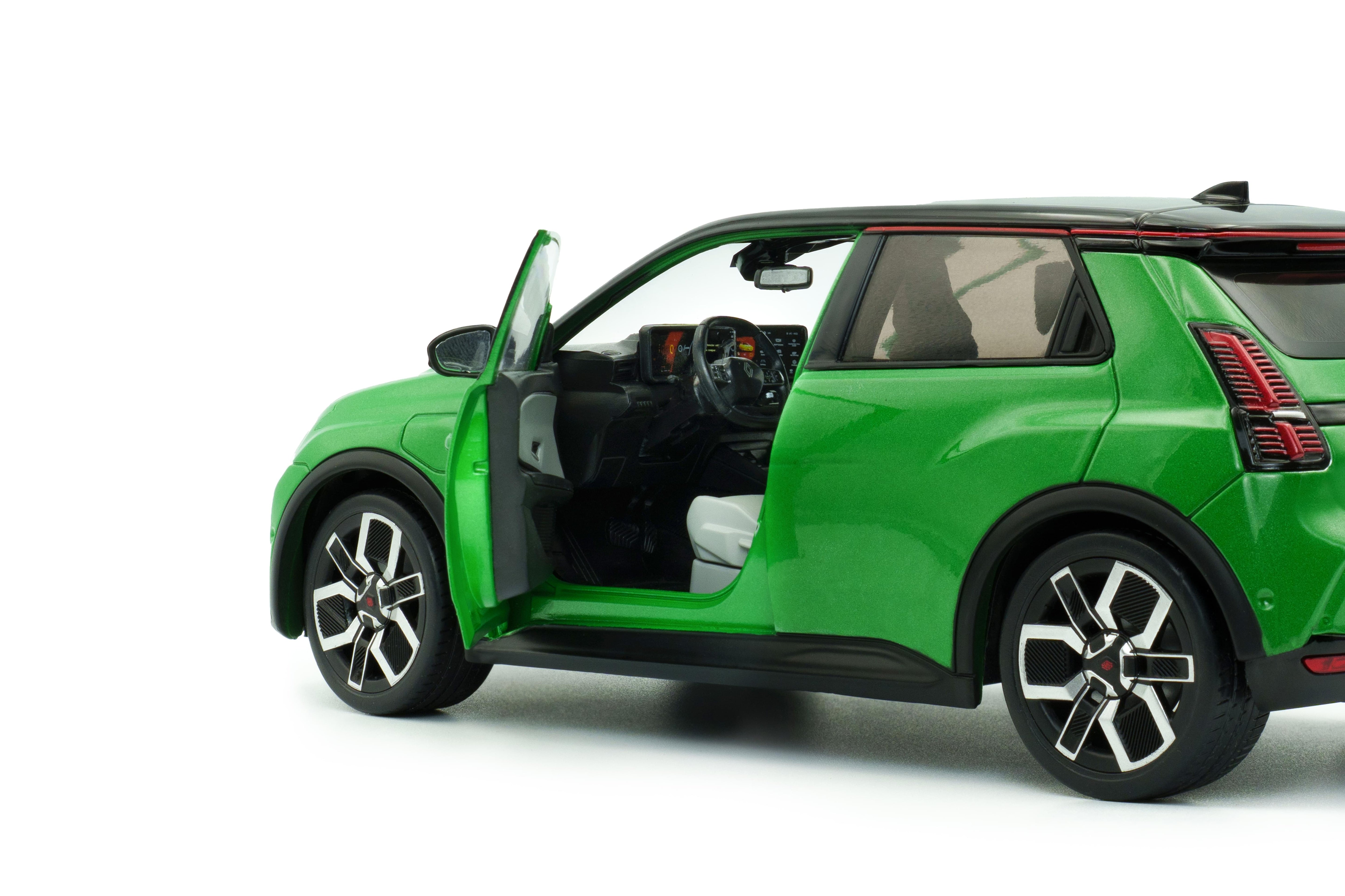Solido S1812603 Voiture miniature collection 1/18 Renault 5 E-Tech – Vert POP – 2024