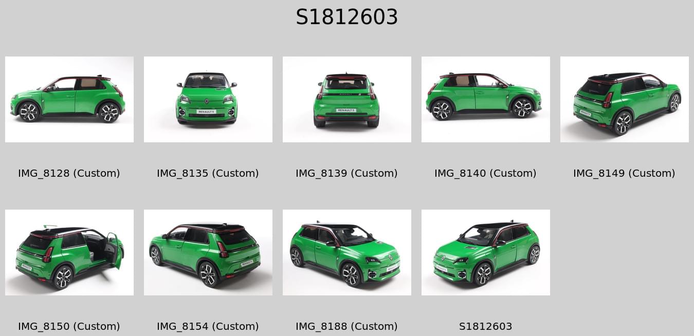 Solido S1812603 Voiture miniature collection 1/18 Renault 5 E-Tech – Vert POP – 2024