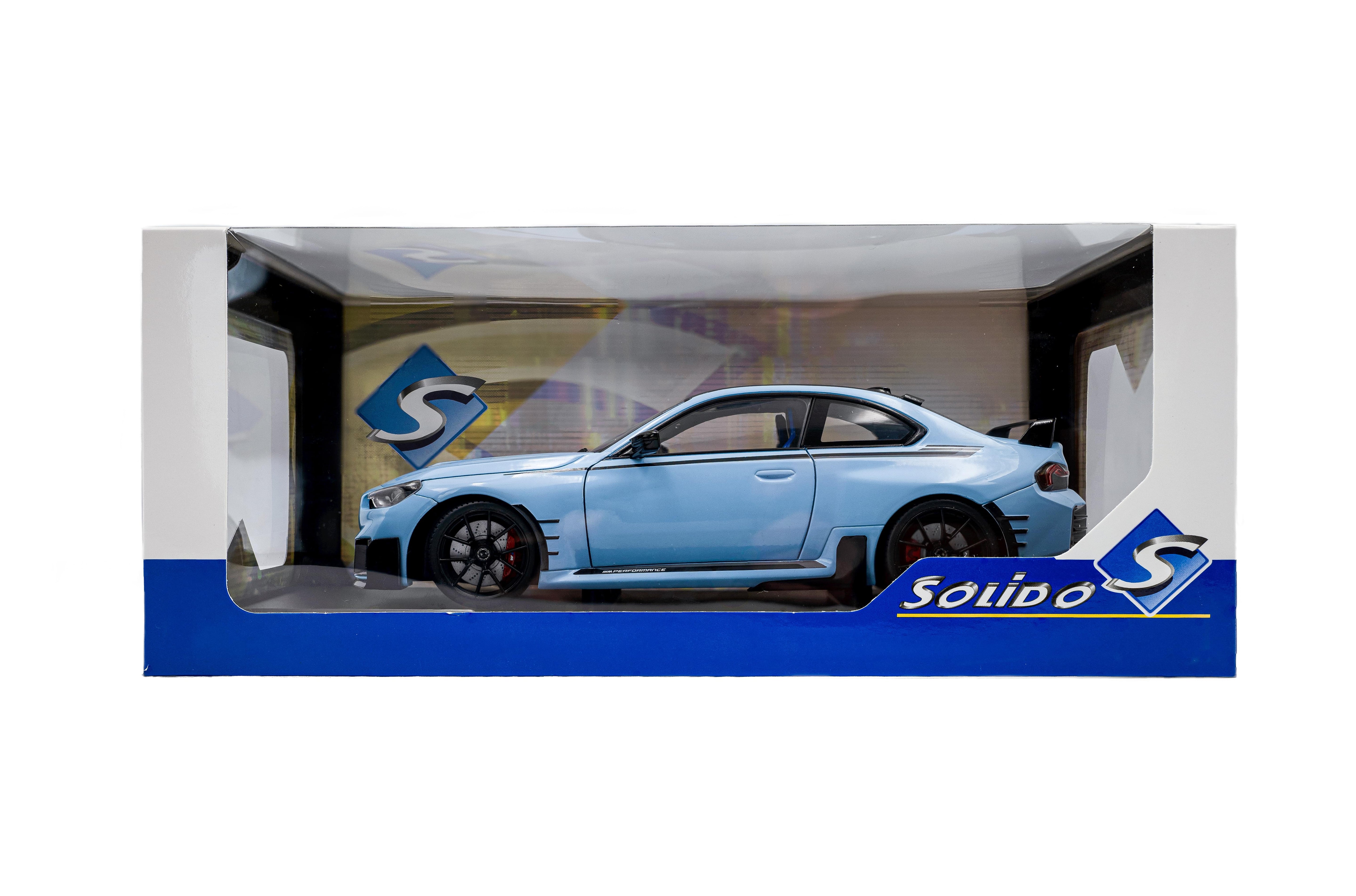 Solido S1812901 Voiture miniature collection 1/18 BMW M2 performance parts – Zandvoort Blue – 2024