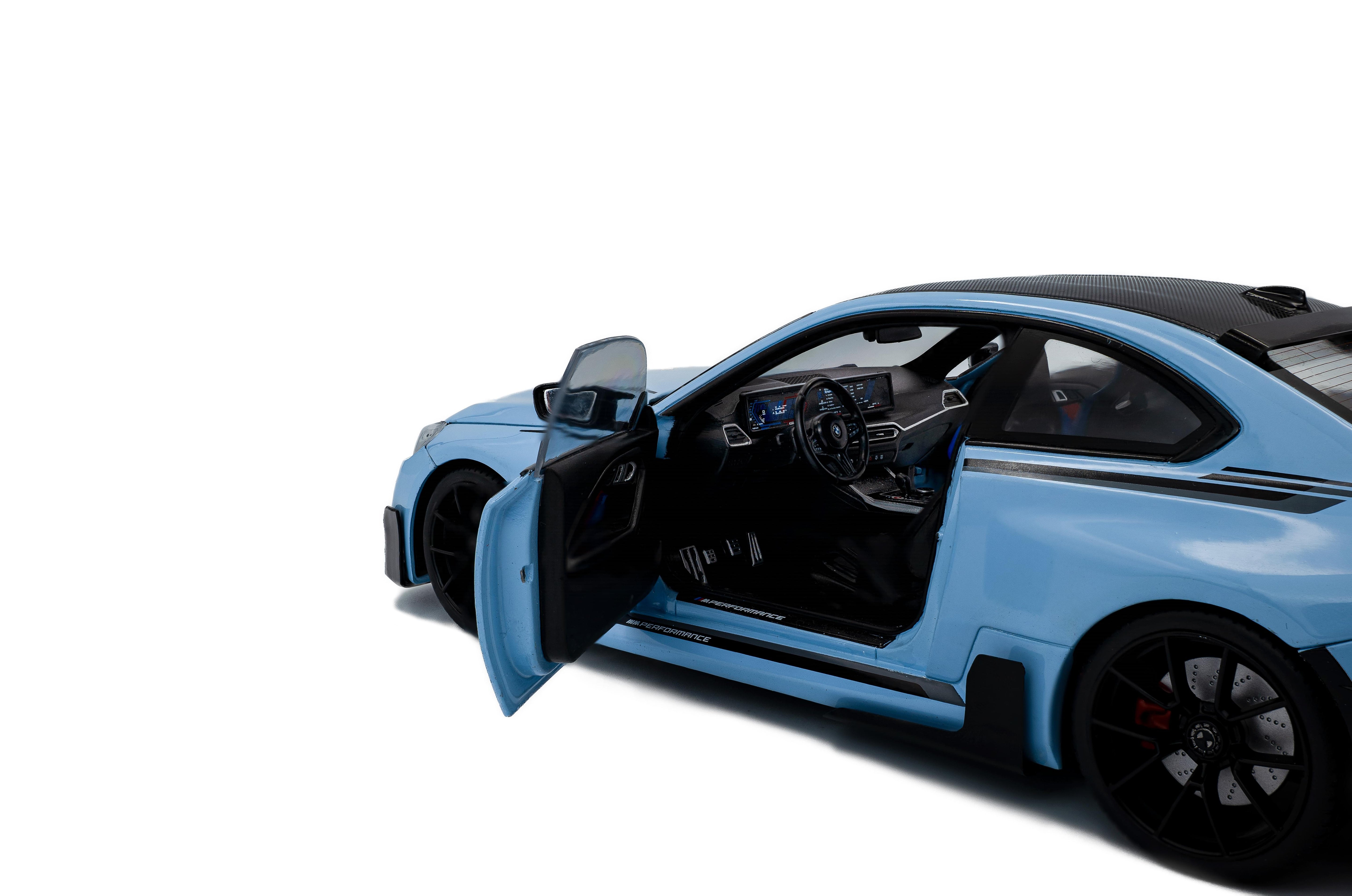 Solido S1812901 Voiture miniature collection 1/18 BMW M2 performance parts – Zandvoort Blue – 2024