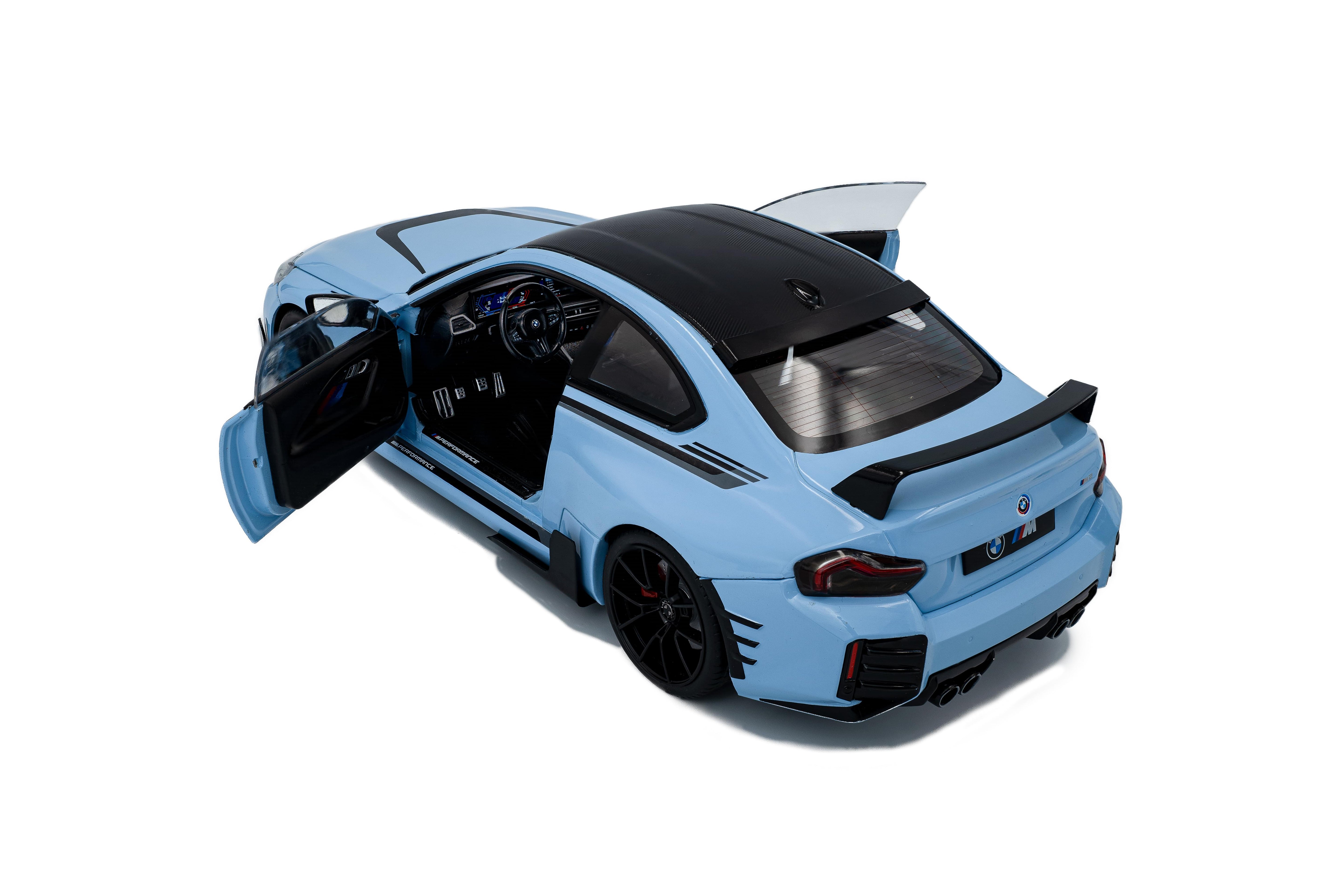 Solido S1812901 Voiture miniature collection 1/18 BMW M2 performance parts – Zandvoort Blue – 2024