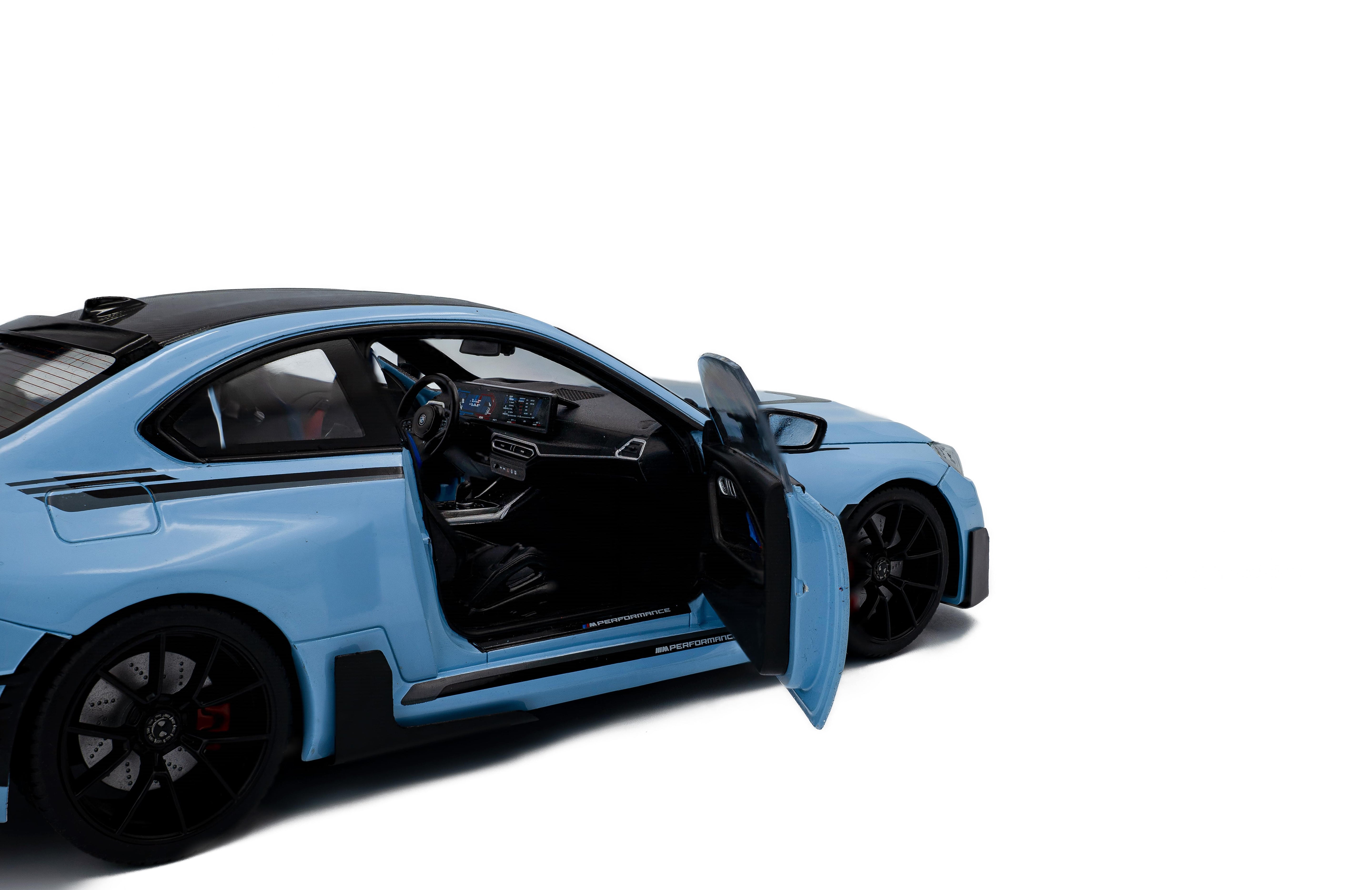 Solido S1812901 Voiture miniature collection 1/18 BMW M2 performance parts – Zandvoort Blue – 2024