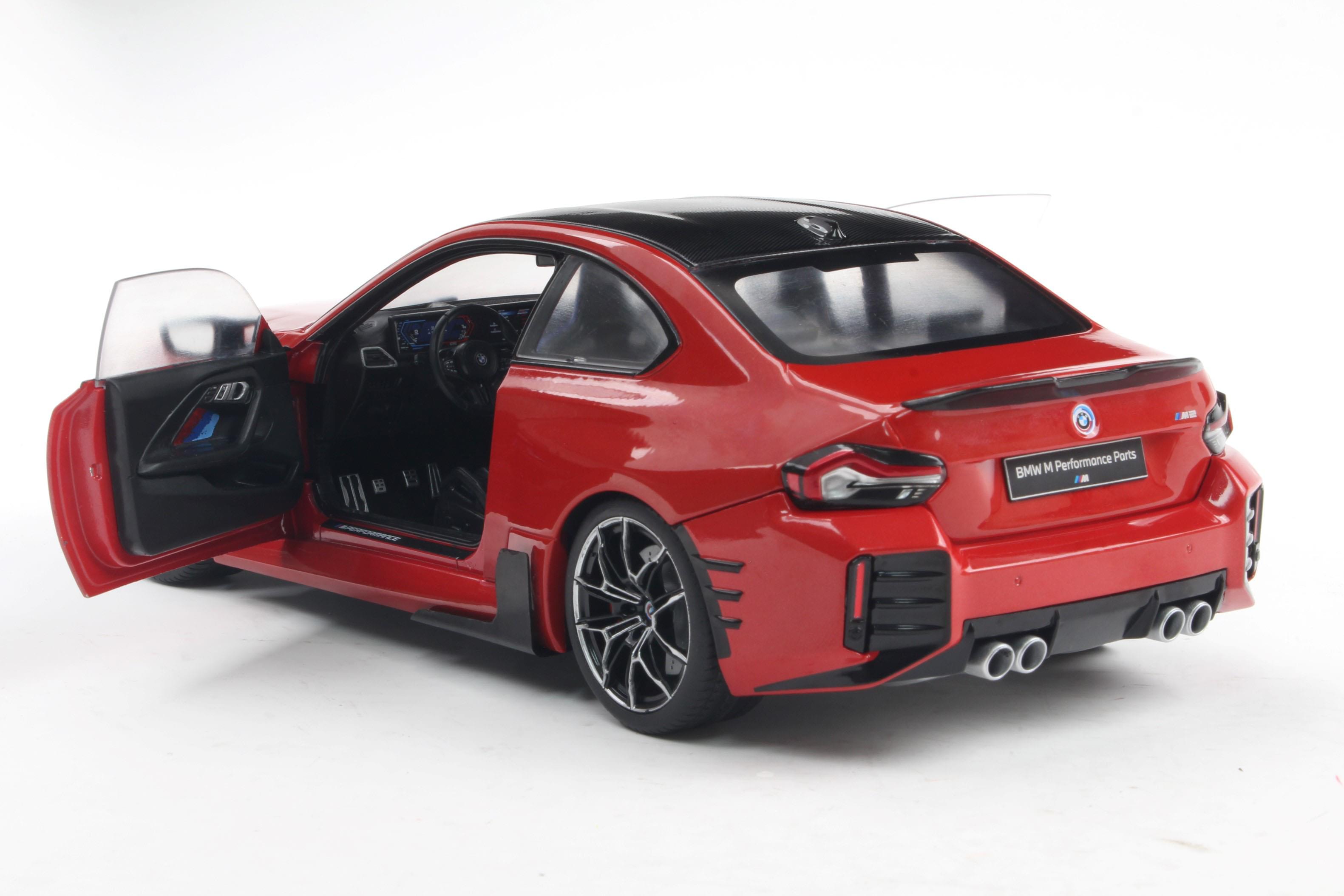 Solido S1812902 Voiture miniature collection 1/18 BMW M2 Performance parts – Toronto Red Metallised – 2024