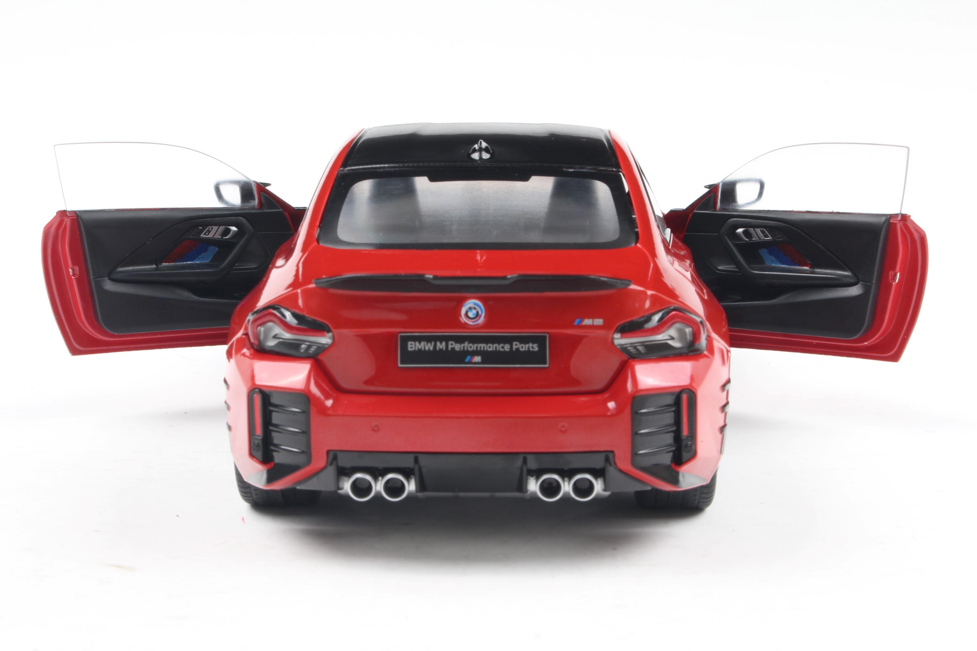 Solido S1812902 Voiture miniature collection 1/18 BMW M2 Performance parts – Toronto Red Metallised – 2024