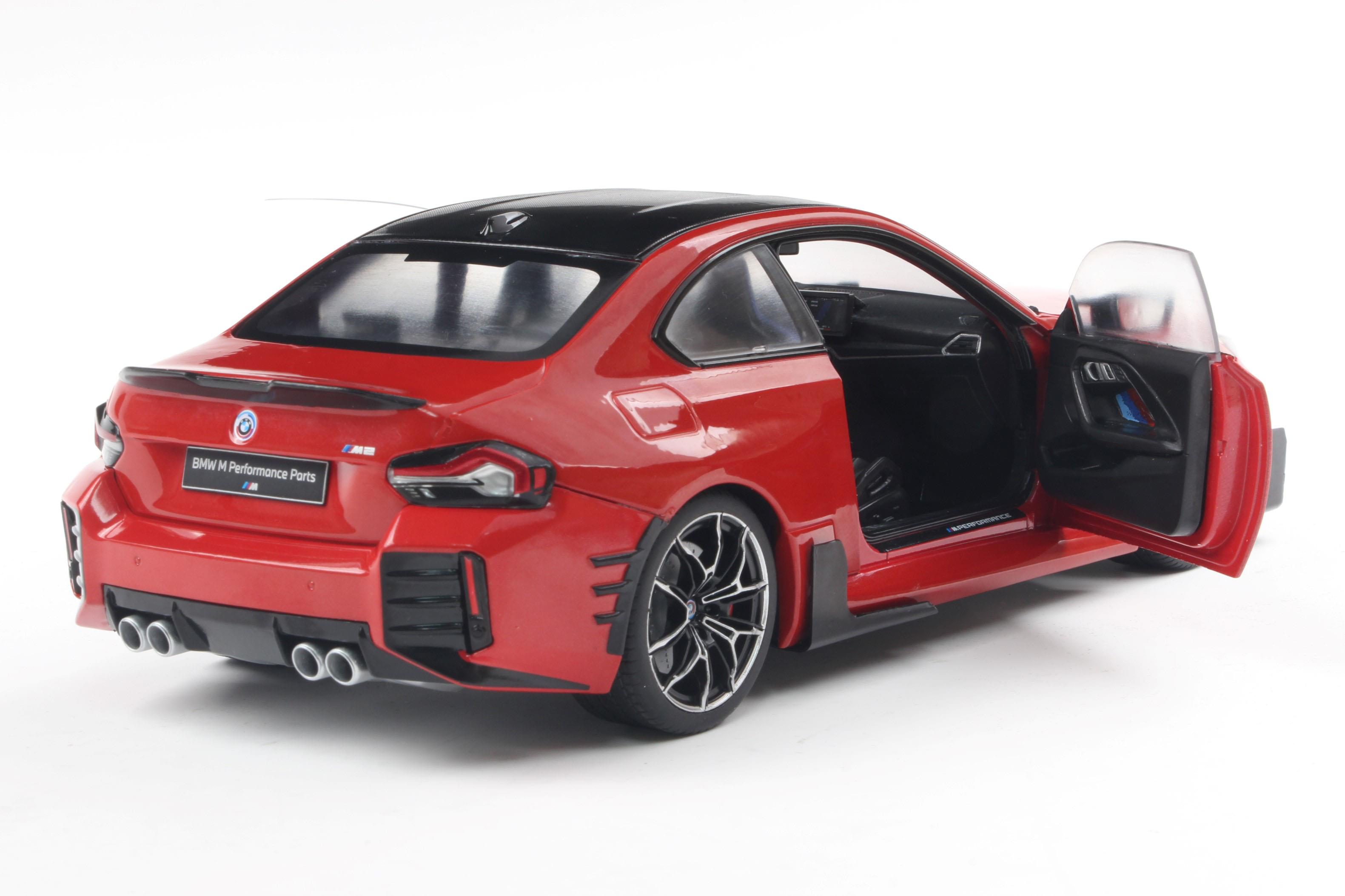 Solido S1812902 Voiture miniature collection 1/18 BMW M2 Performance parts – Toronto Red Metallised – 2024