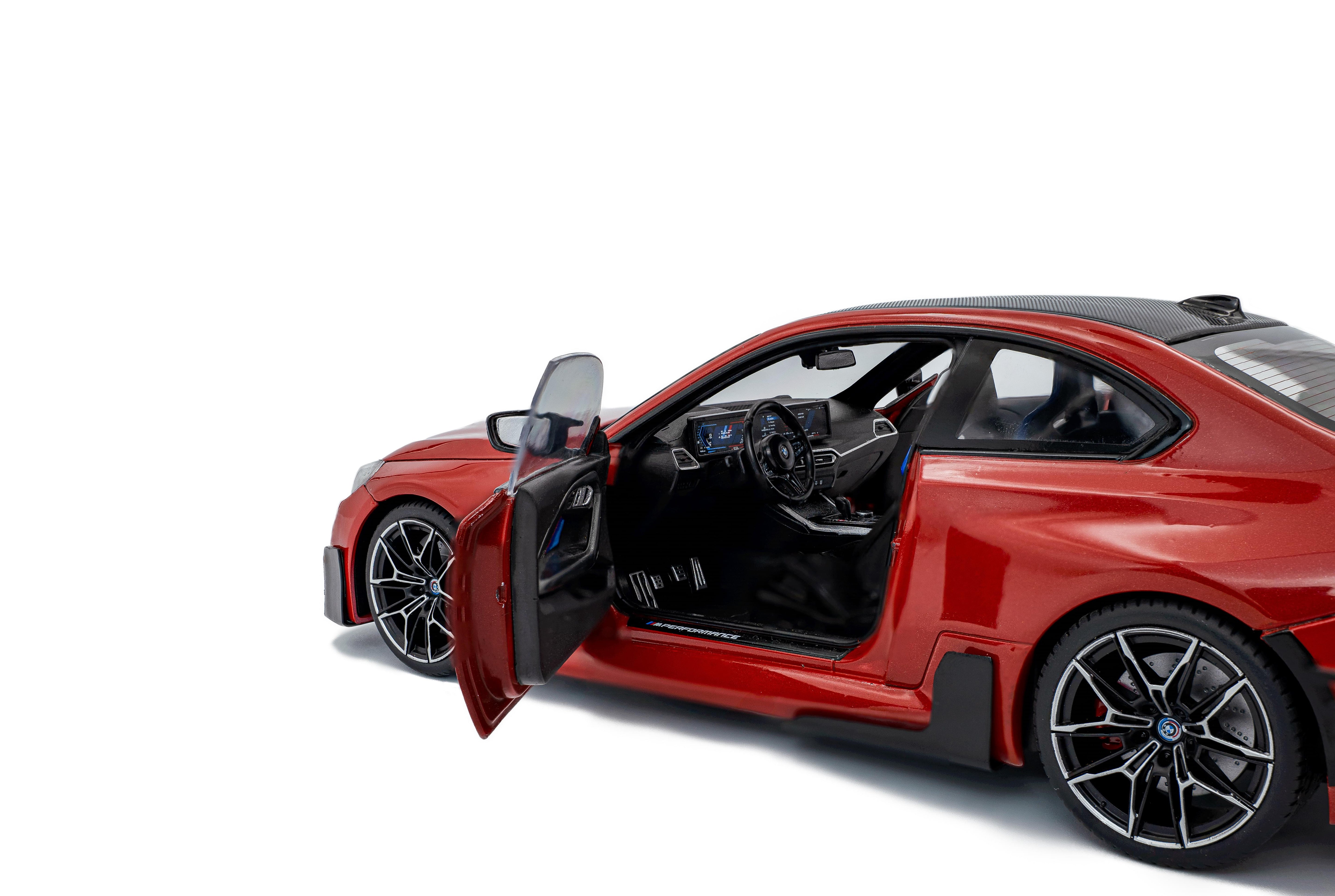 Solido S1812902 Voiture miniature collection 1/18 BMW M2 Performance parts – Toronto Red Metallised – 2024