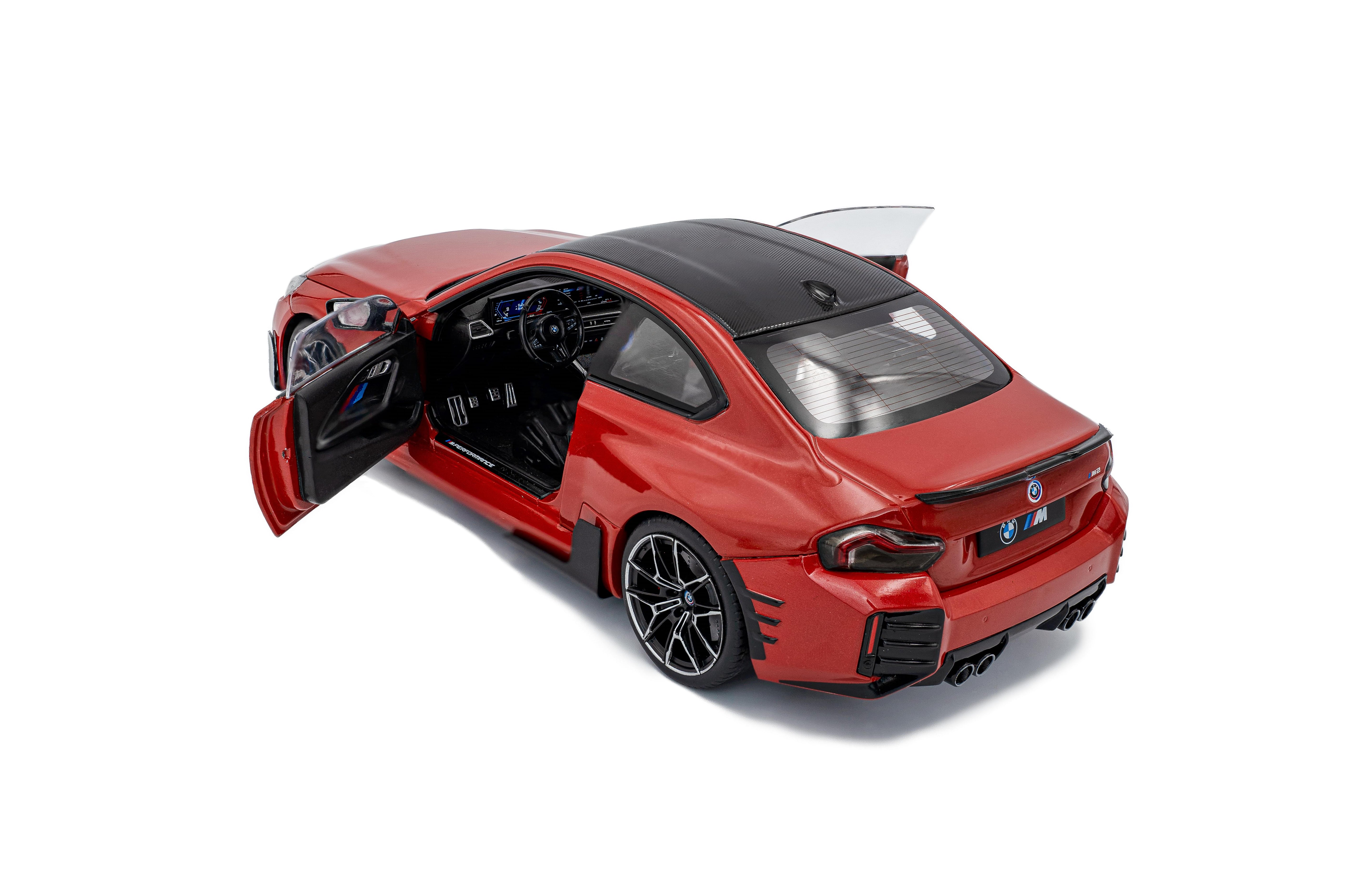 Solido S1812902 Voiture miniature collection 1/18 BMW M2 Performance parts – Toronto Red Metallised – 2024