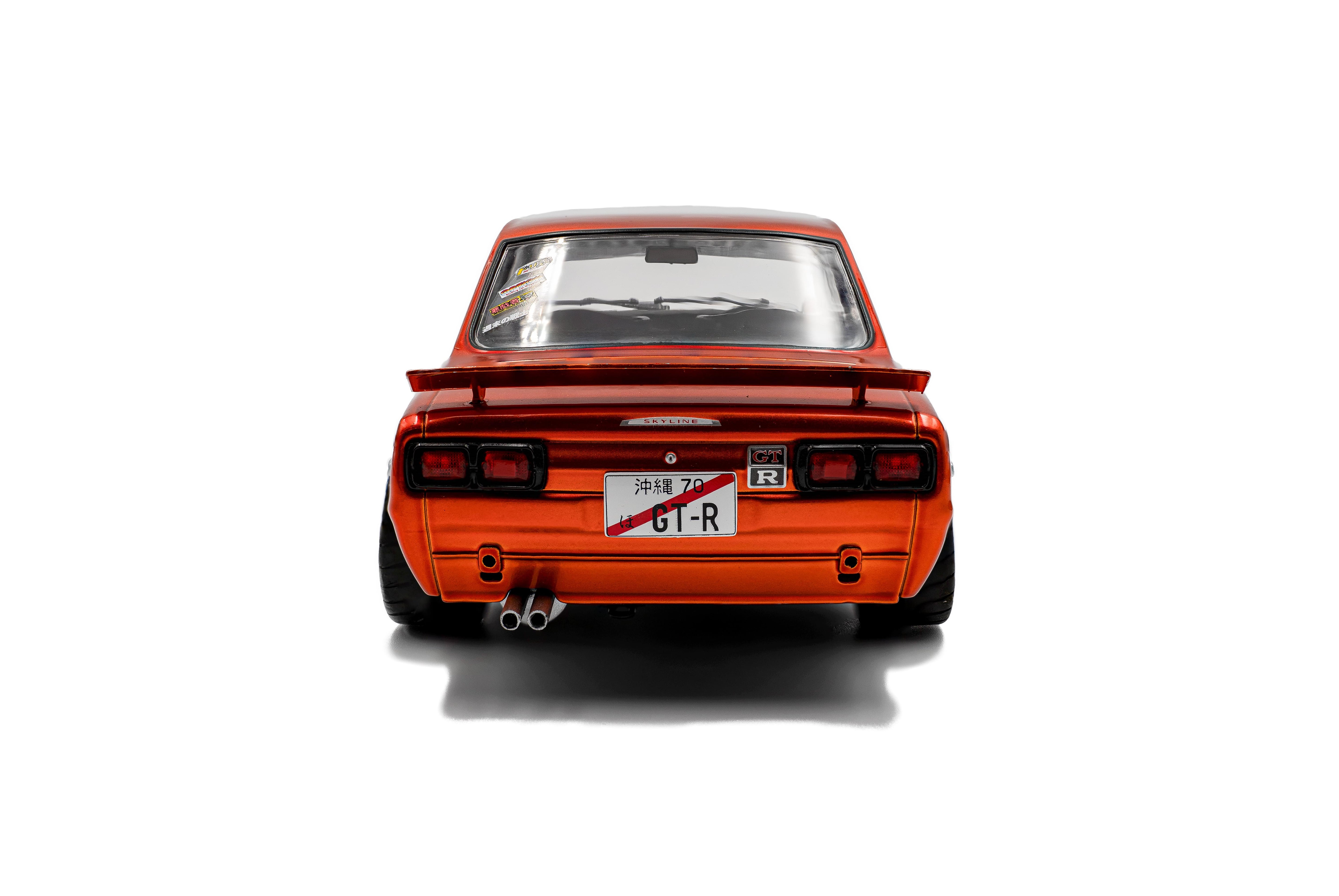 Solido S1813003 Voiture miniature collection 1/18 Nissan Skyline (C10) Hakosuka – orange metallic – 1970