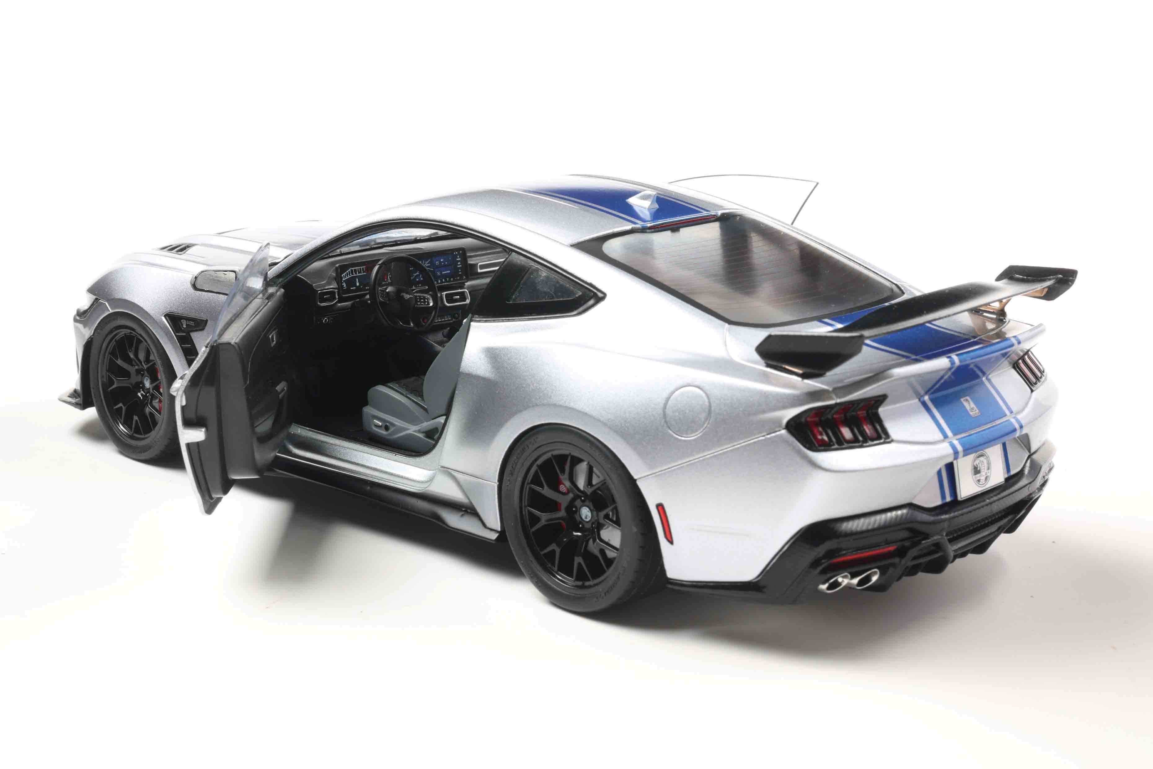 Solido S1813803 Voiture miniature collection 1/18 Shelby Mustang Super snake – Grise – 2025