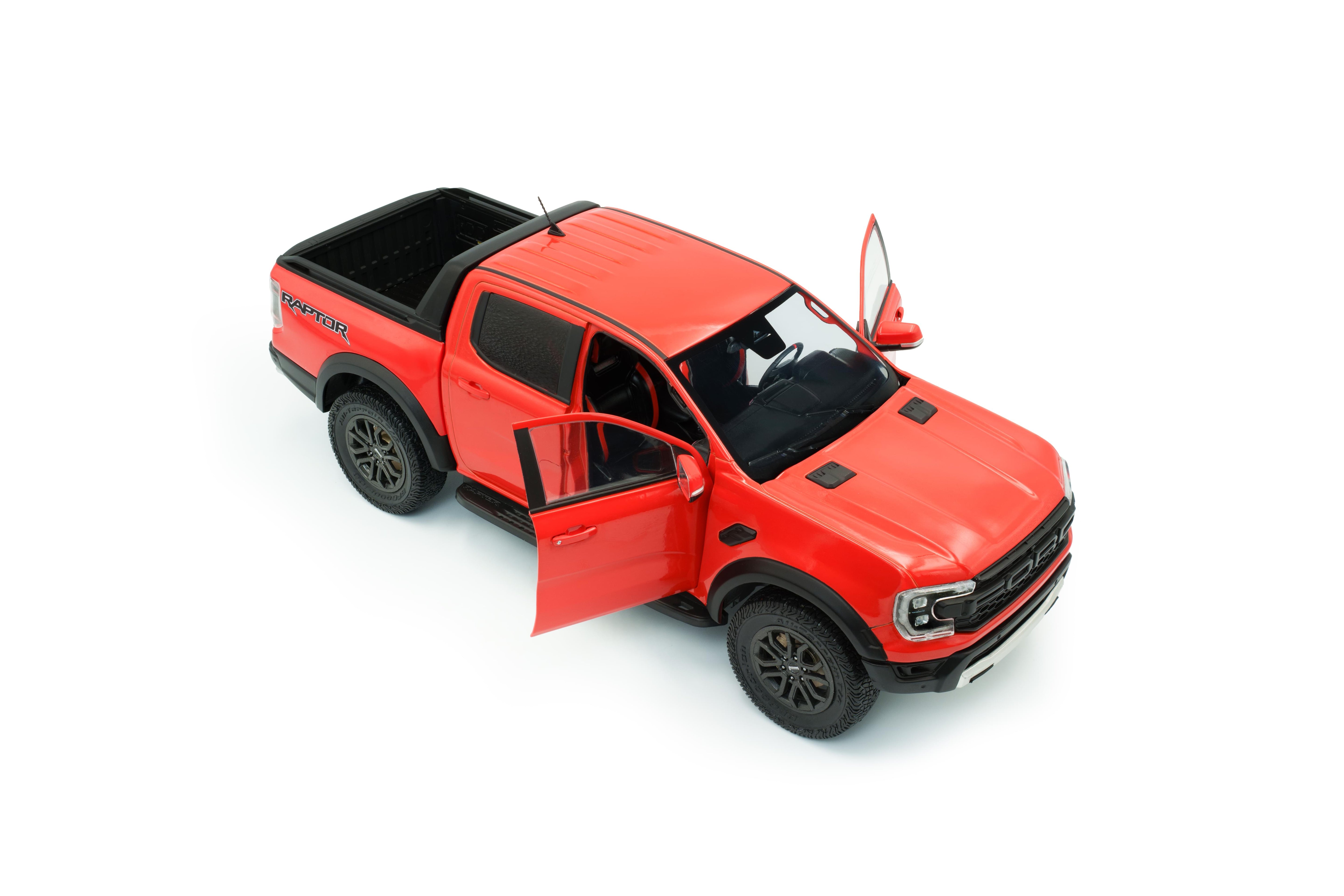 Solido S1813901 Voiture miniature collection 1/18 Ford Ranger Raptor – Orange Raptor – 2024