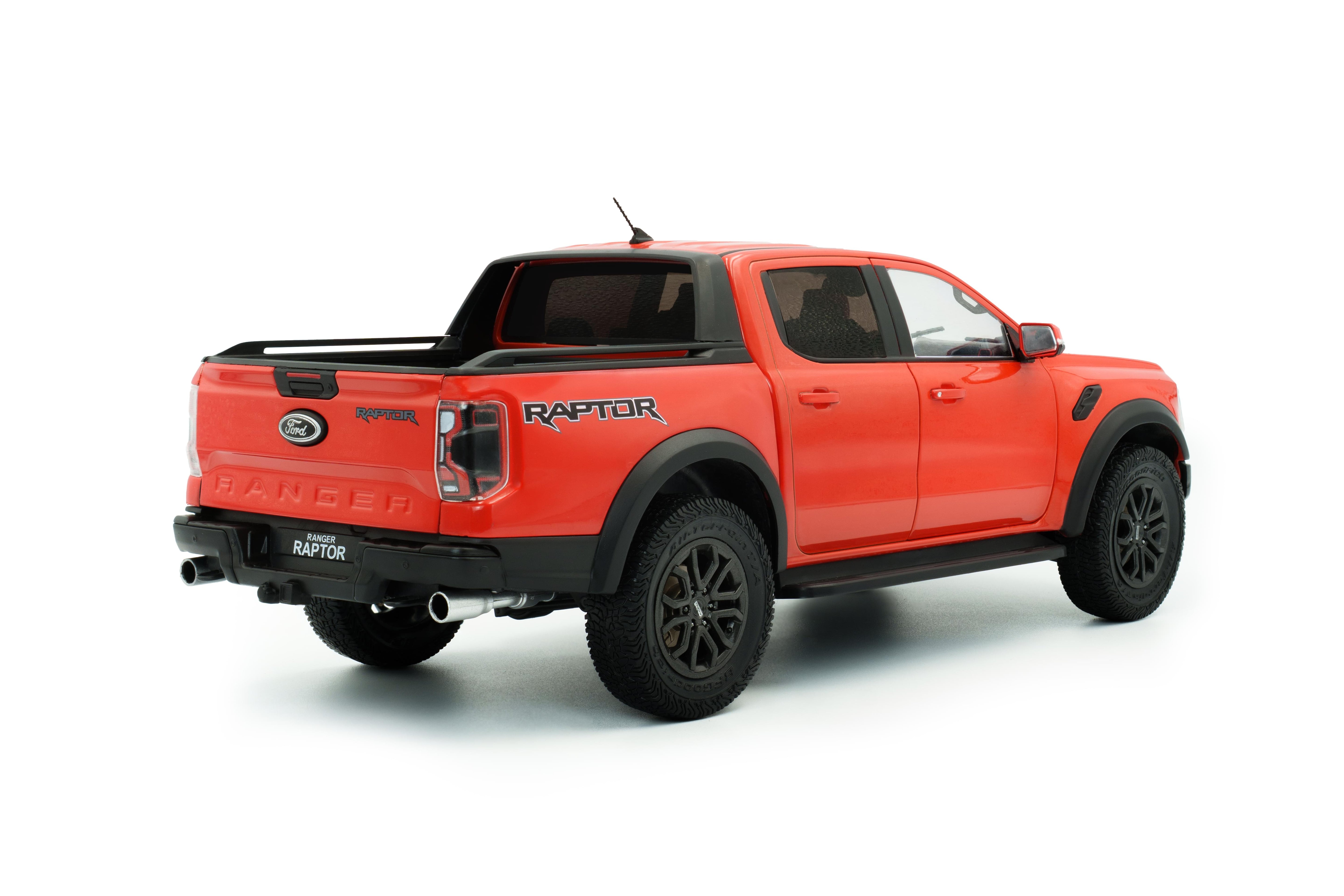 Solido S1813901 Voiture miniature collection 1/18 Ford Ranger Raptor – Orange Raptor – 2024
