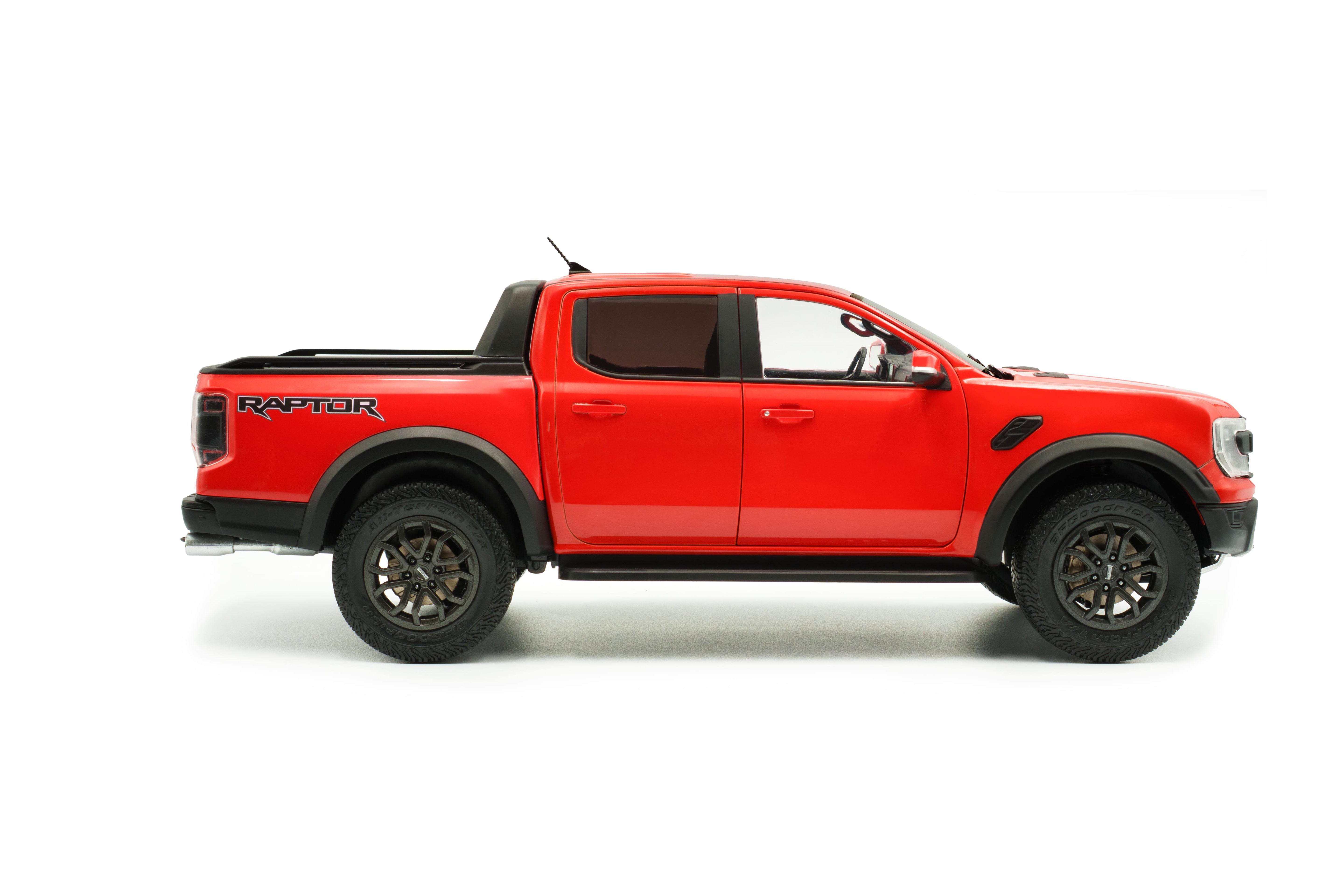 Solido S1813901 Voiture miniature collection 1/18 Ford Ranger Raptor – Orange Raptor – 2024