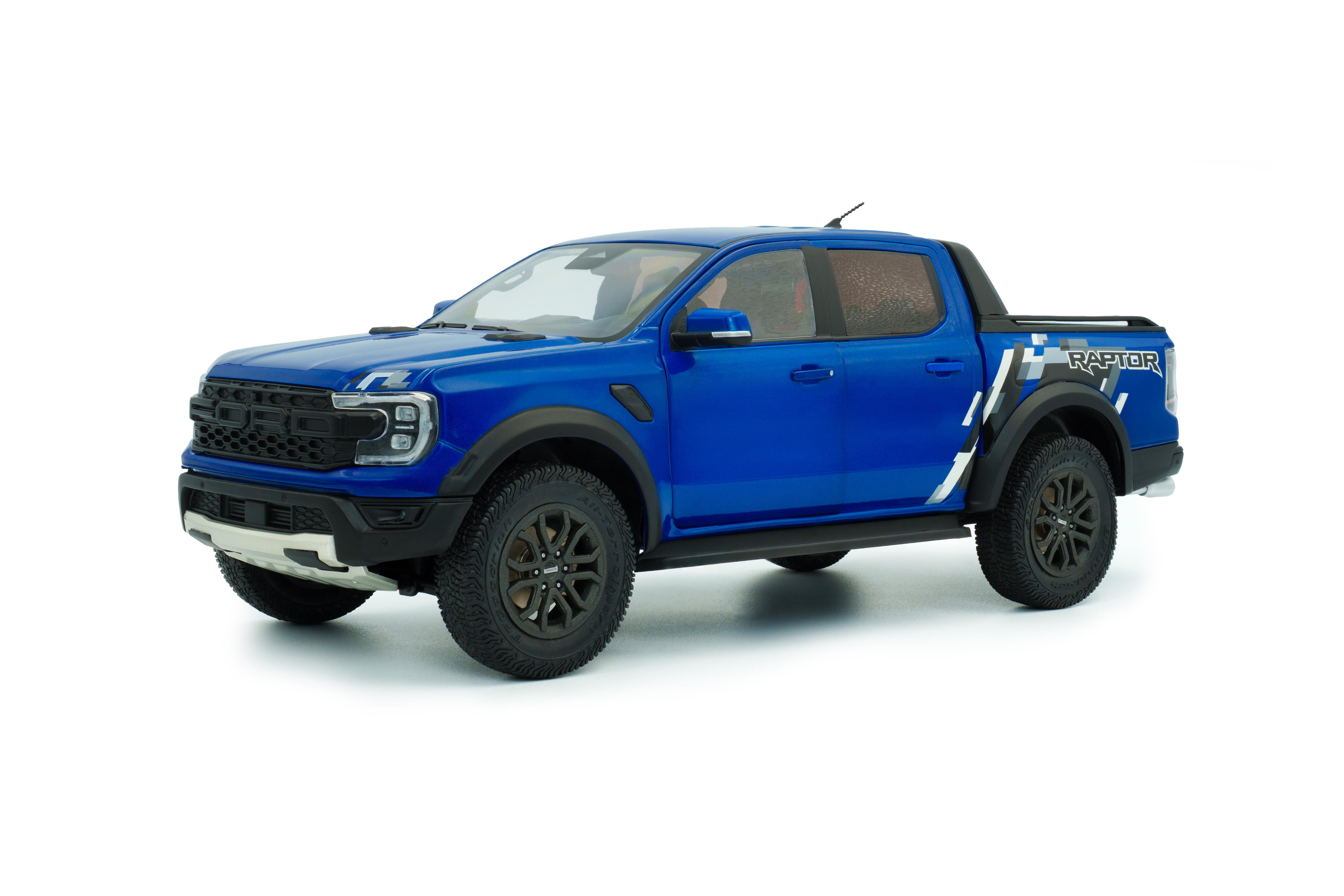 Solido S1813902 Voiture miniature collection 1/18 Ford Ranger Raptor – bleu Raptor – 2024