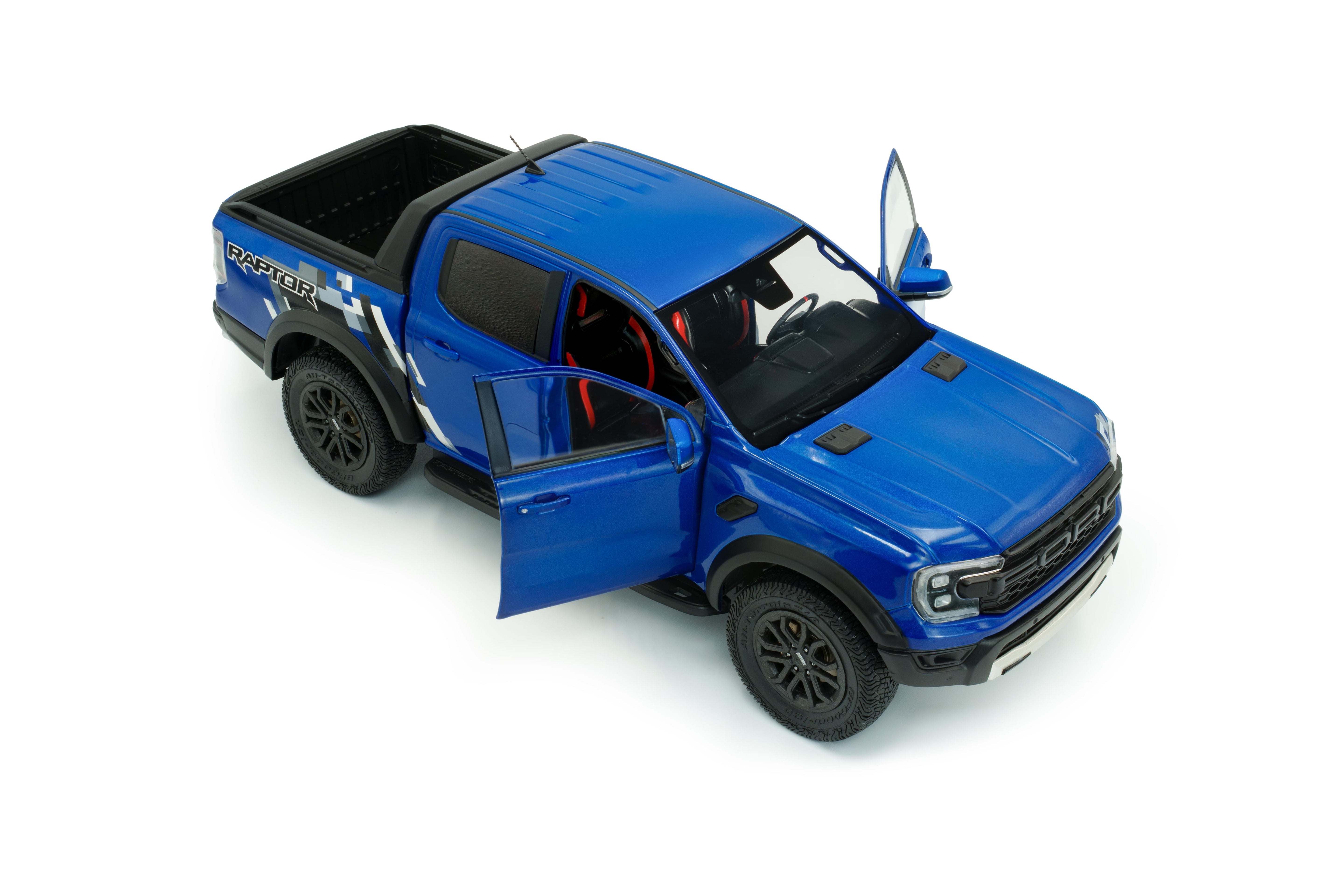 Solido S1813902 Voiture miniature collection 1/18 Ford Ranger Raptor – bleu Raptor – 2024