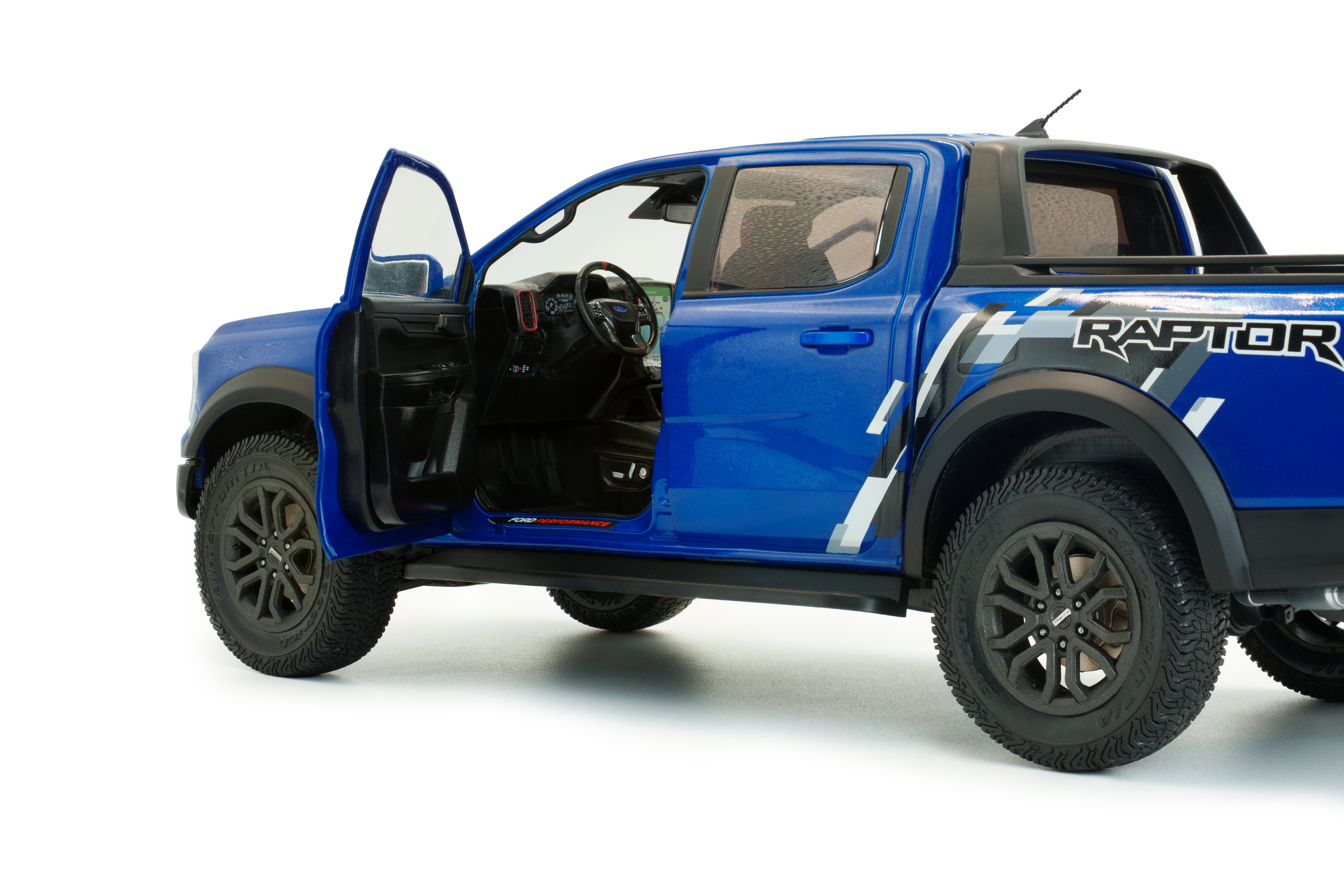 Solido S1813902 Voiture miniature collection 1/18 Ford Ranger Raptor – bleu Raptor – 2024