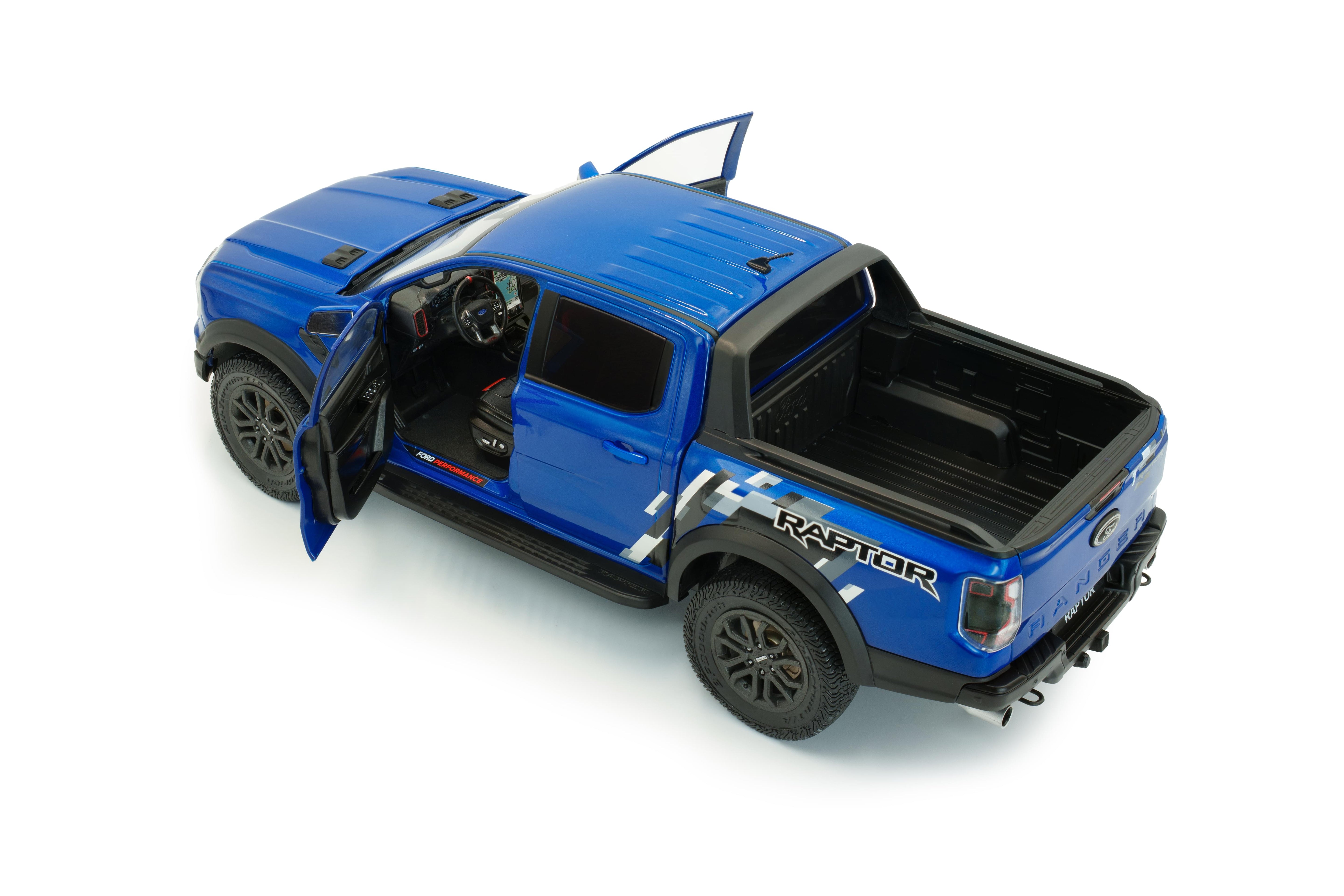 Solido S1813902 Voiture miniature collection 1/18 Ford Ranger Raptor – bleu Raptor – 2024