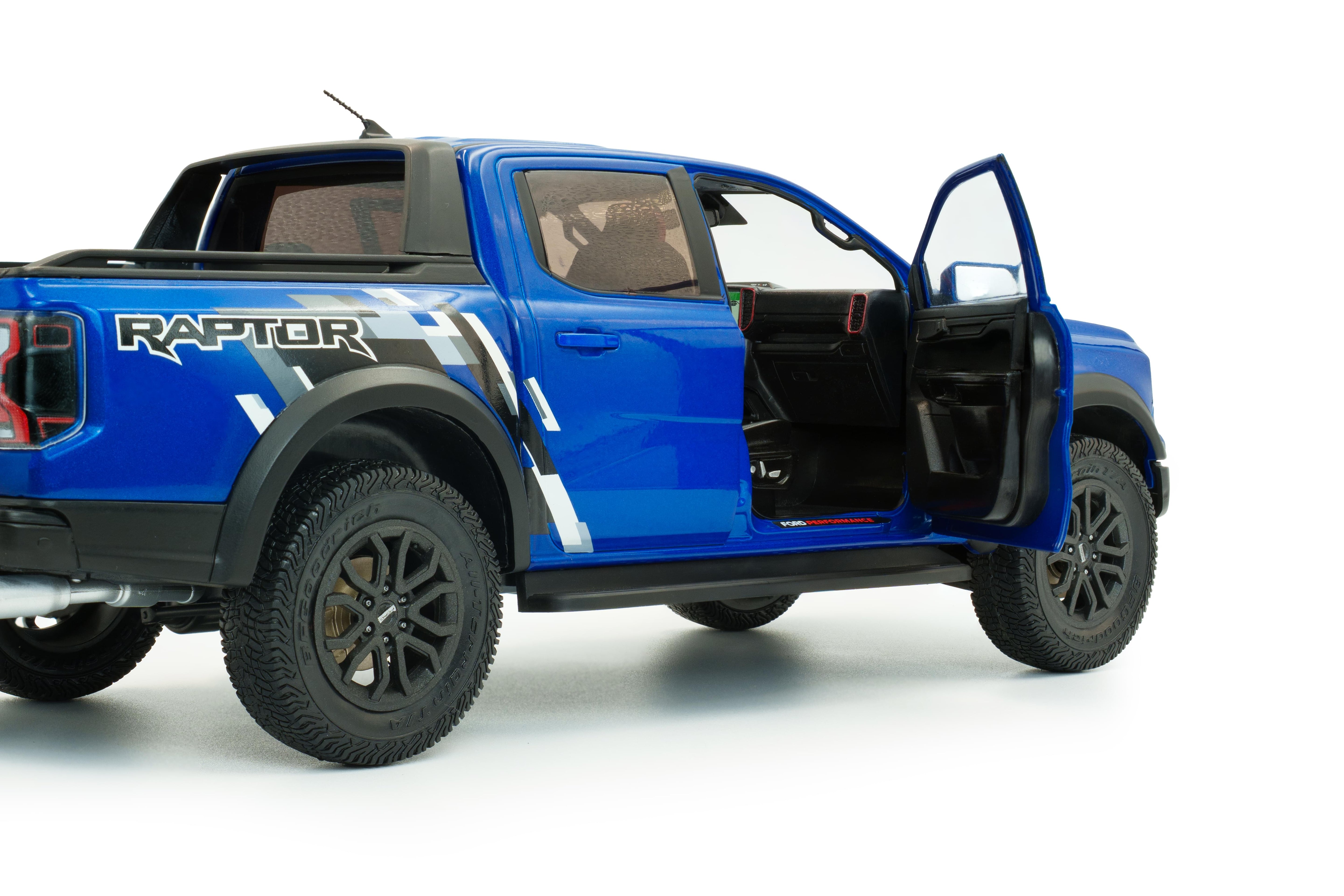 Solido S1813902 Voiture miniature collection 1/18 Ford Ranger Raptor – bleu Raptor – 2024