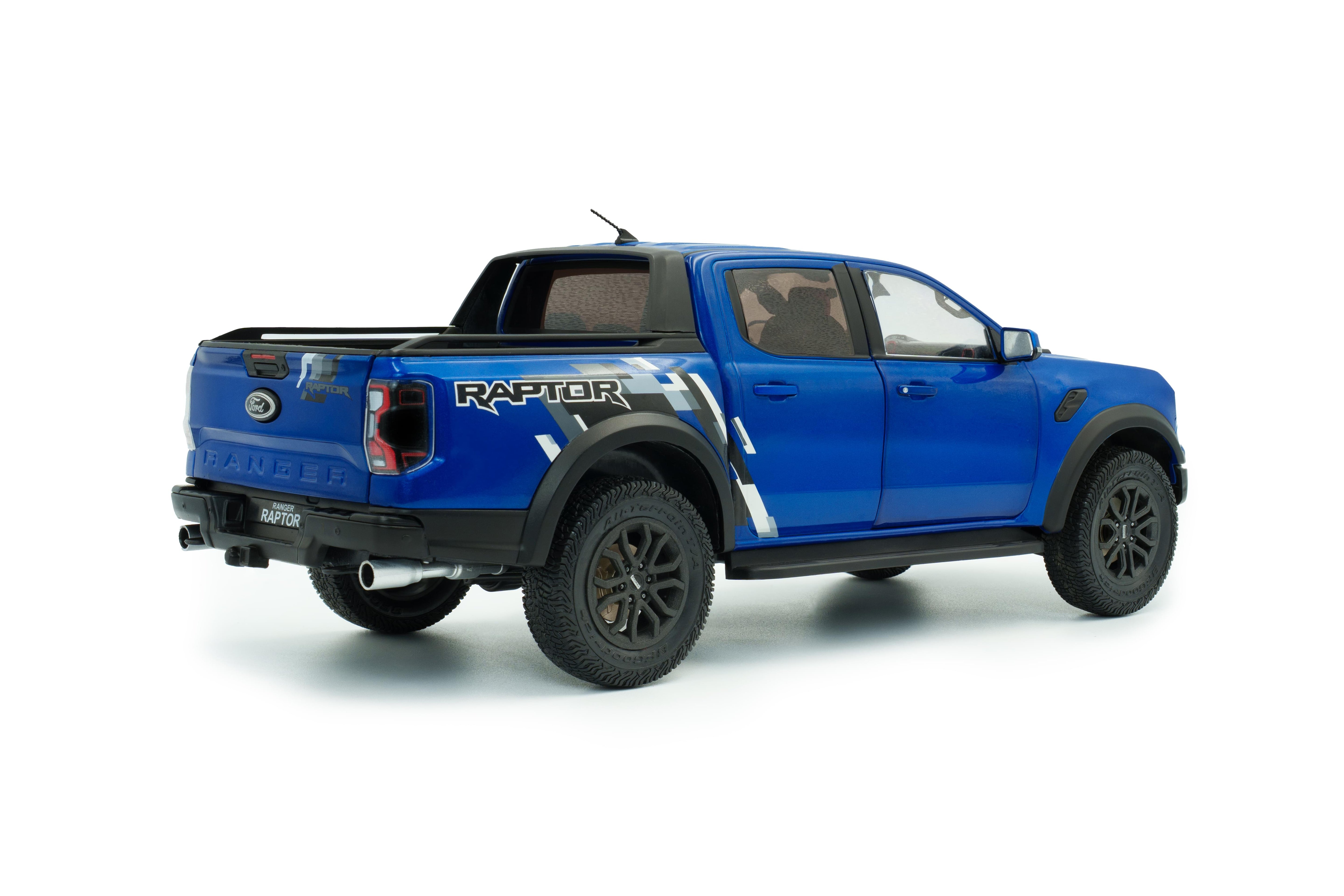 Solido S1813902 Voiture miniature collection 1/18 Ford Ranger Raptor – bleu Raptor – 2024
