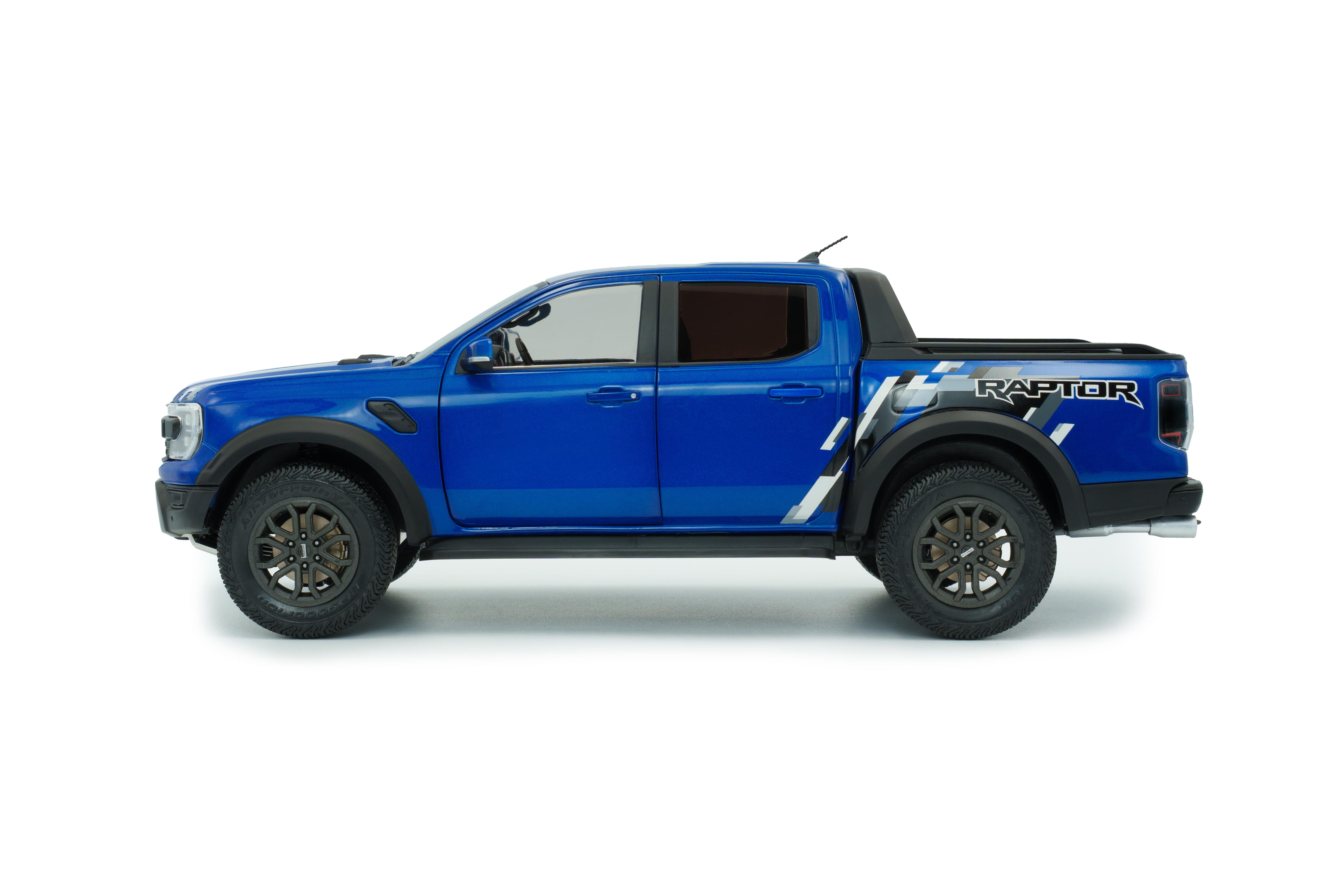 Solido S1813902 Voiture miniature collection 1/18 Ford Ranger Raptor – bleu Raptor – 2024