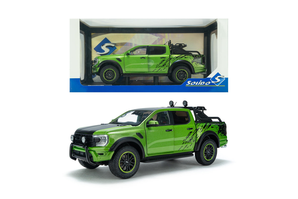 Solido S1813903 Voiture miniature collection 1/18 Ford Ranger Raptor Metallic vert 2024