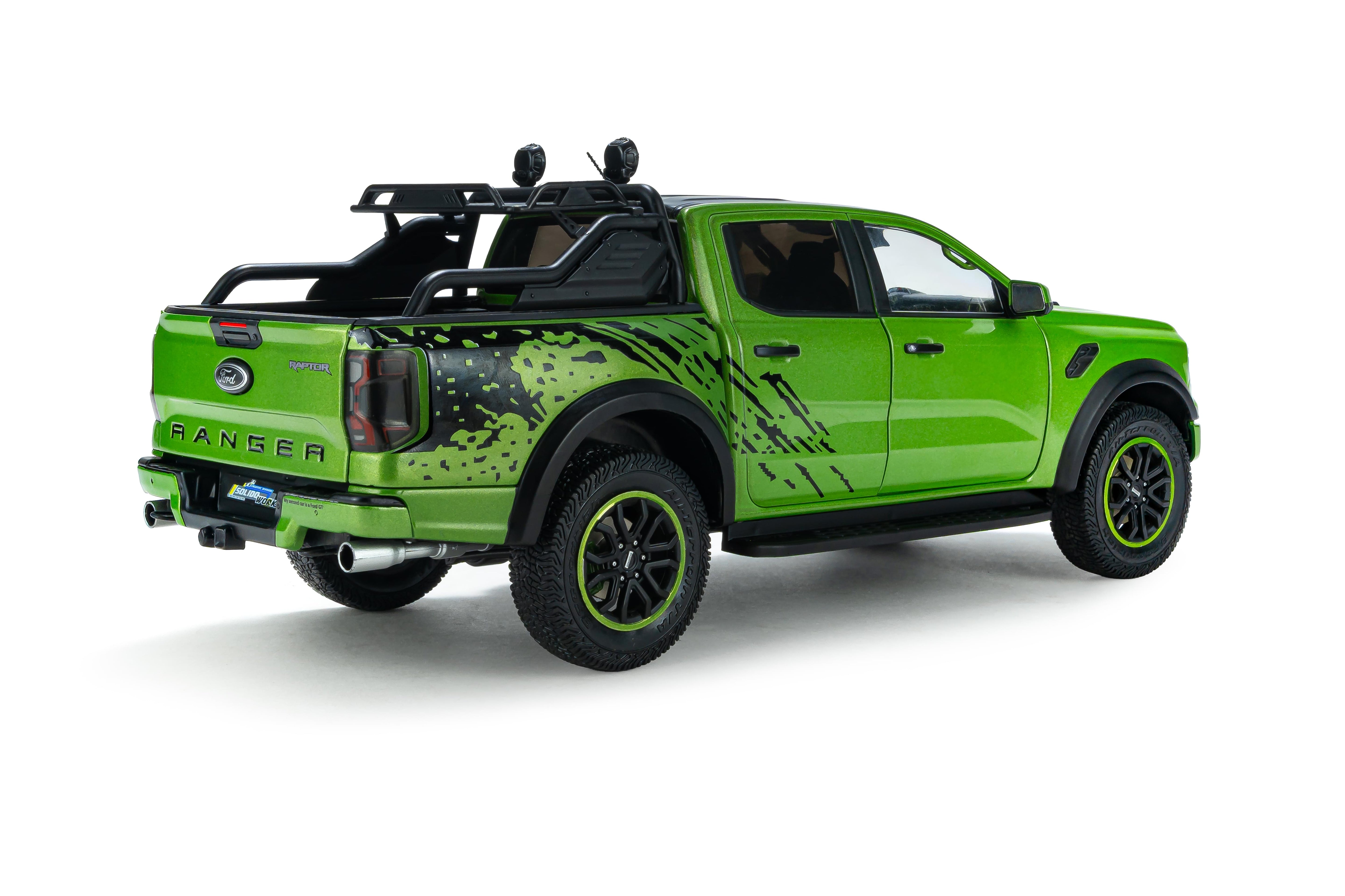 Solido S1813903 Voiture miniature collection 1/18 Ford Ranger Raptor Metallic vert 2024