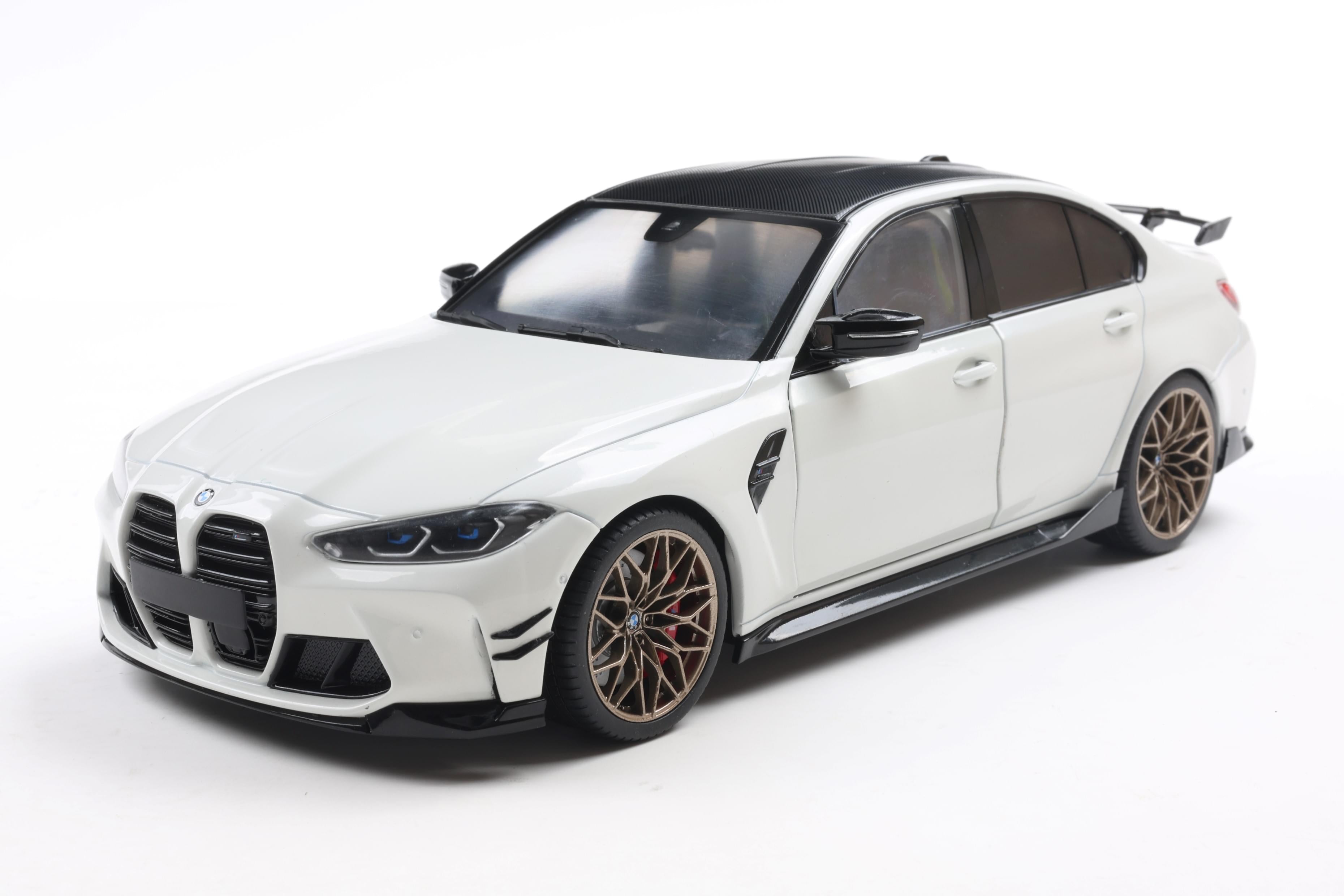 Solido S1814301 Voiture miniature collection 1/18 BMW M3 Performance parts – Alpineweiss uni – 2024